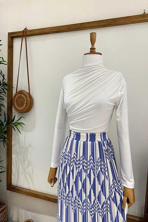 JANSET SANDY BLUZ Beyaz