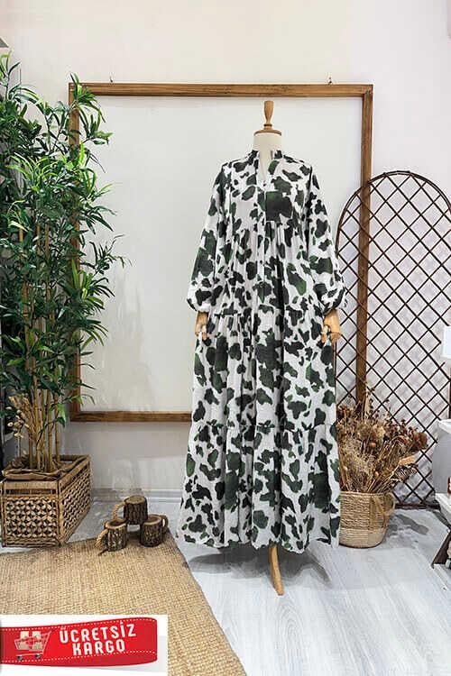 POİNT ELBİSE Yeşil