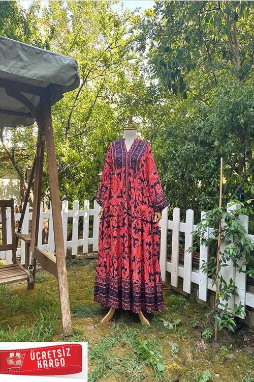 SEÇİL ELBİSE TURUNCU