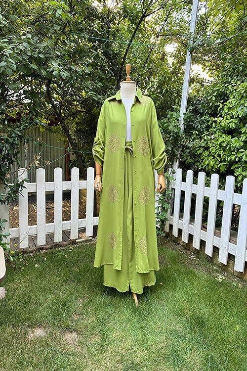 TURA PANTOLON TAKIM Yağ Yeşili