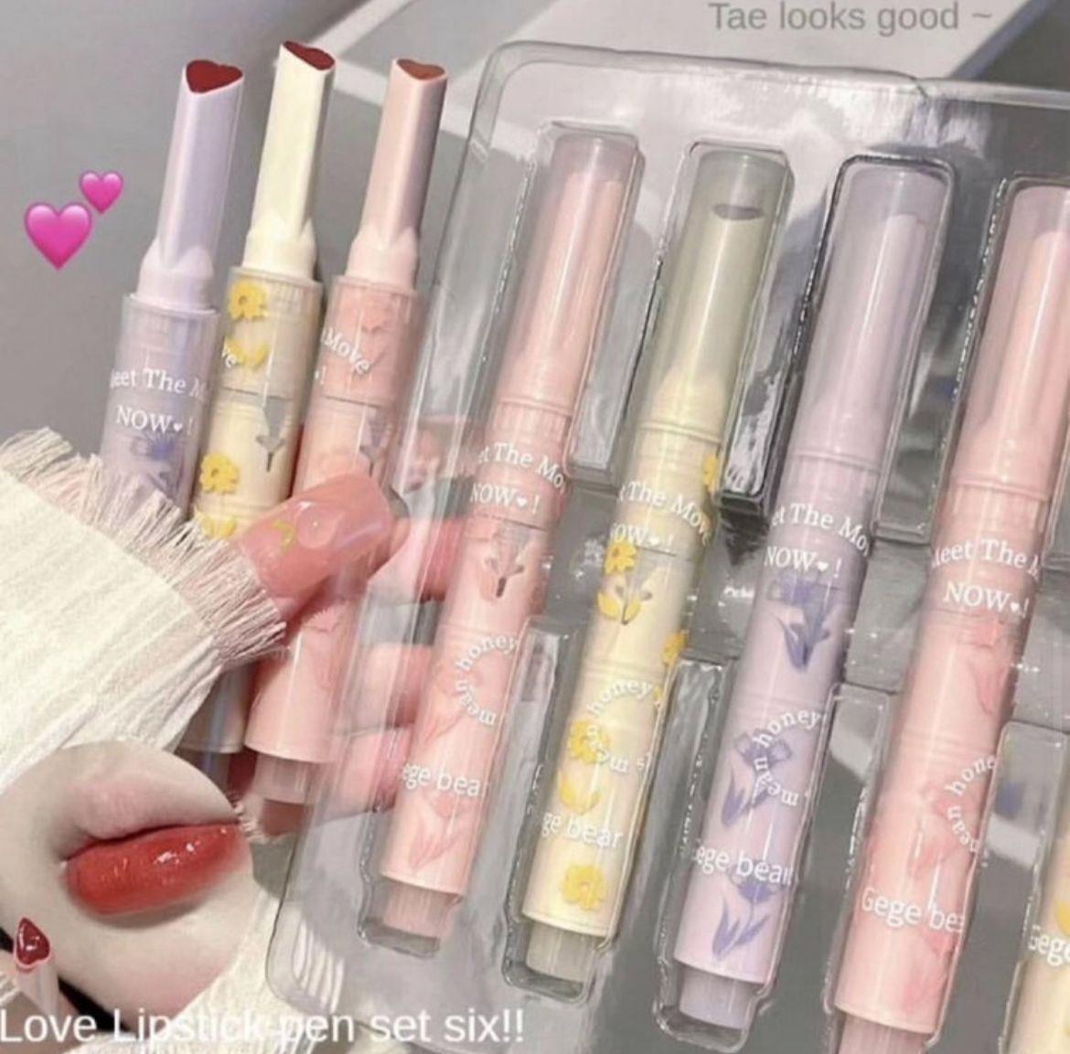 Gege bear flower heart jelly lipstick #01
