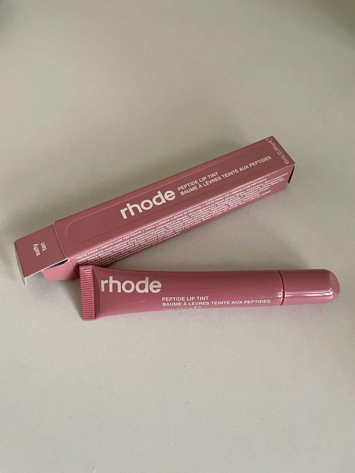 rhode peptide lip tint #salty tan