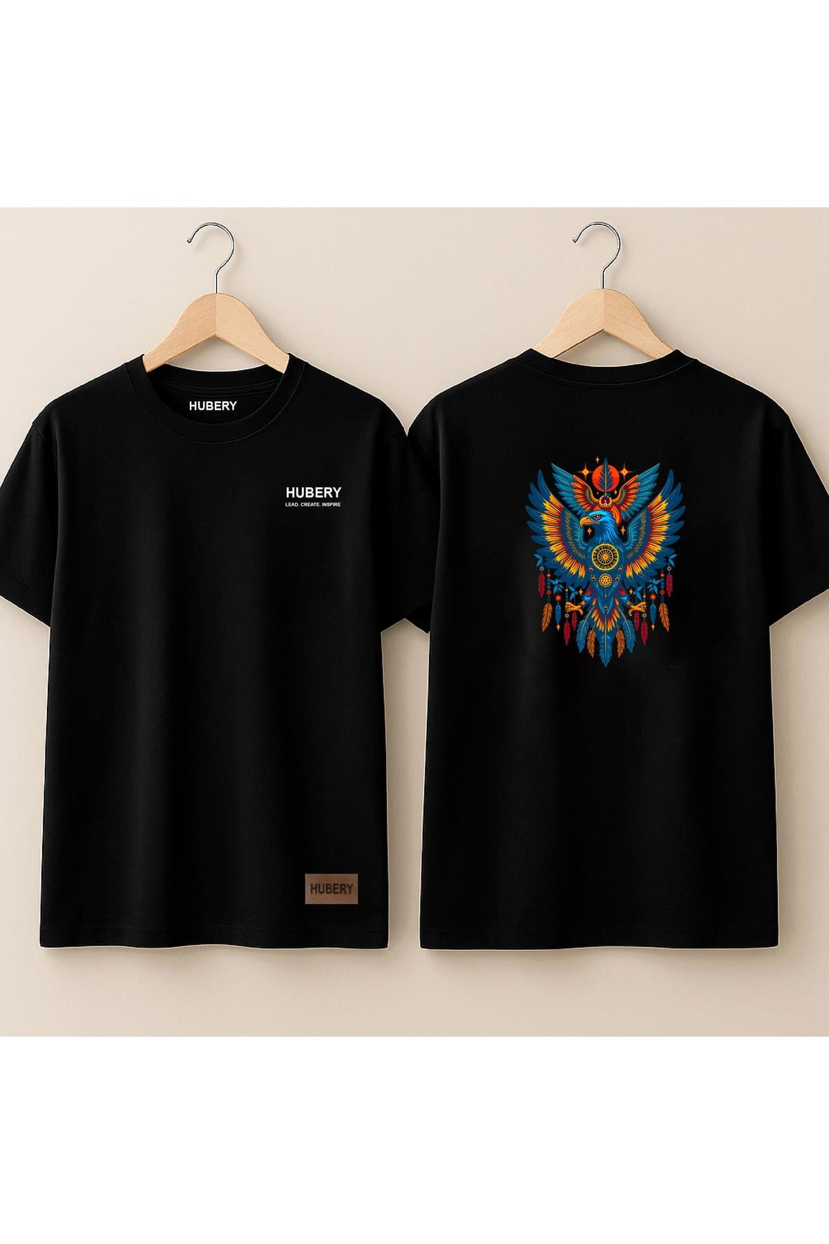 ERKEK BASKILI TİŞÖRT - Mandala Desenli , Renkli Spitüriel Baskı