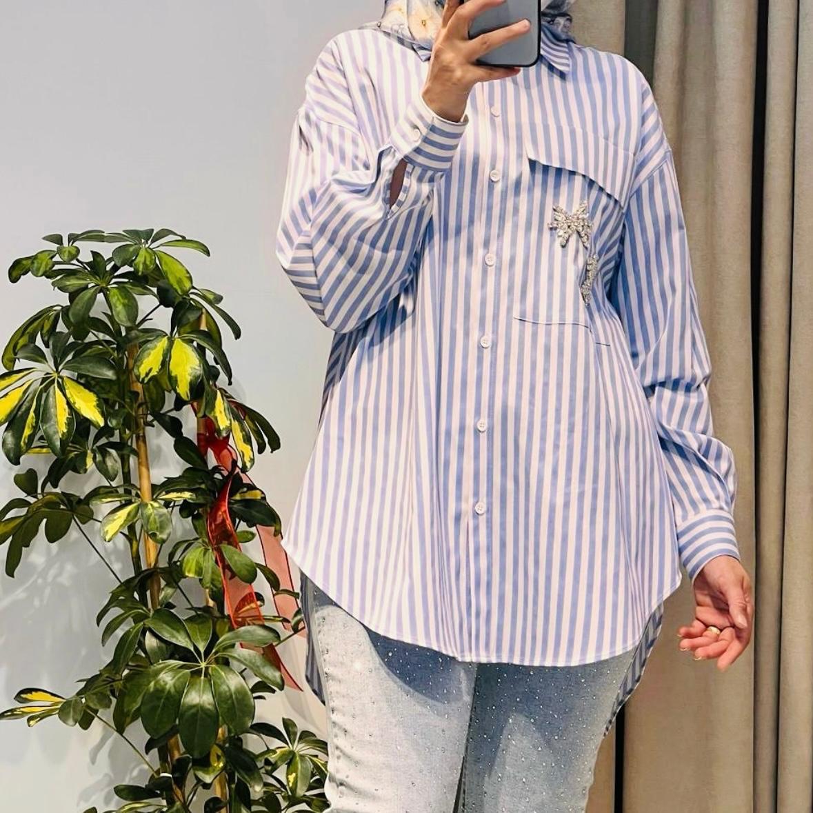 Heddy Taş Detaylı Tunik