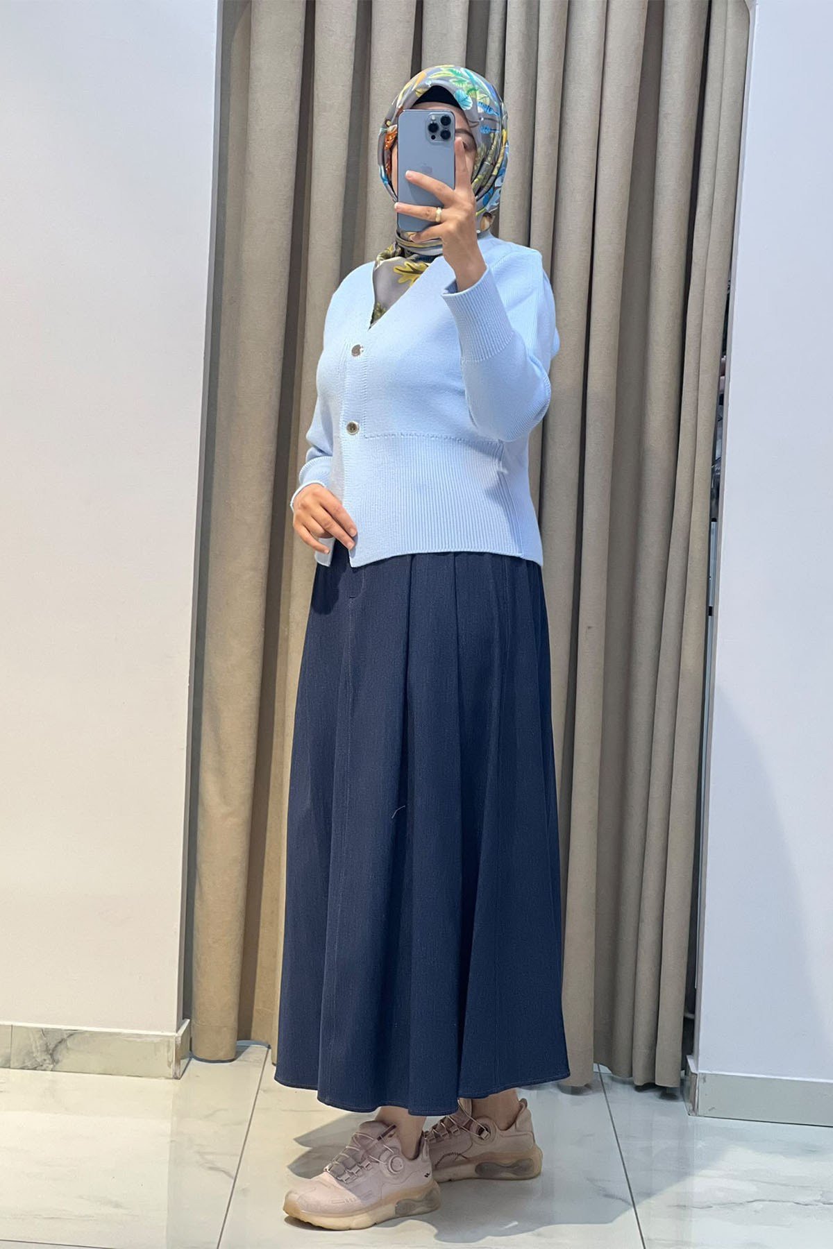 Silva Viskon Triko Hırka Bebe Mavisi