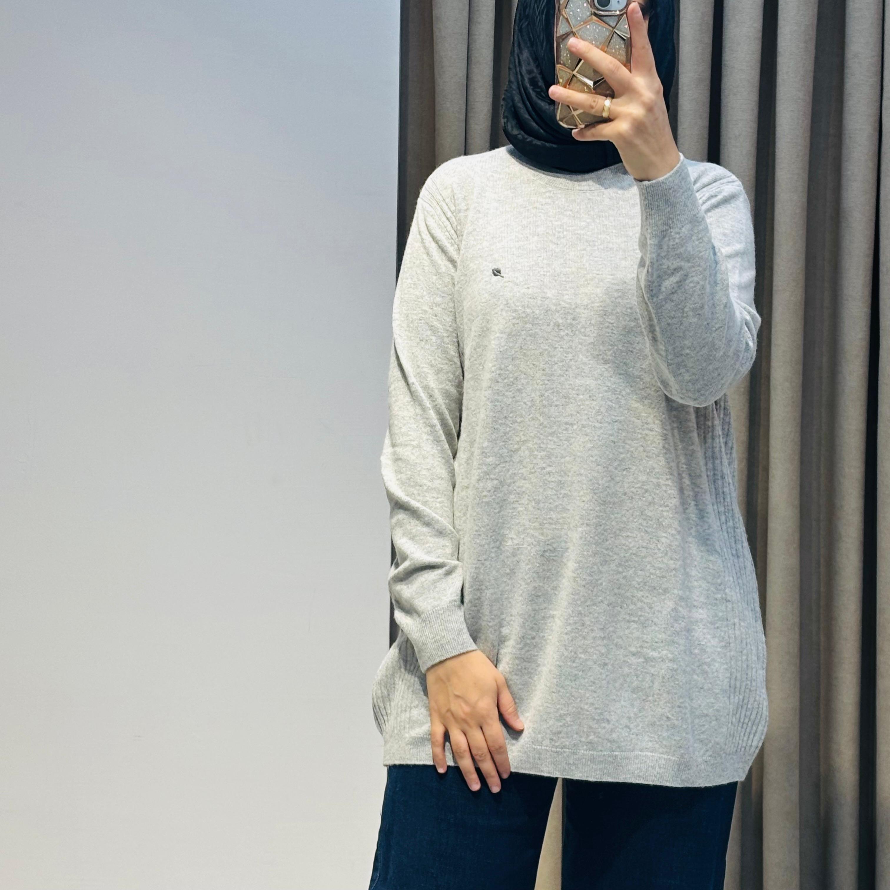 TIĞ TRİKO BASİC CASHMERE GRİ