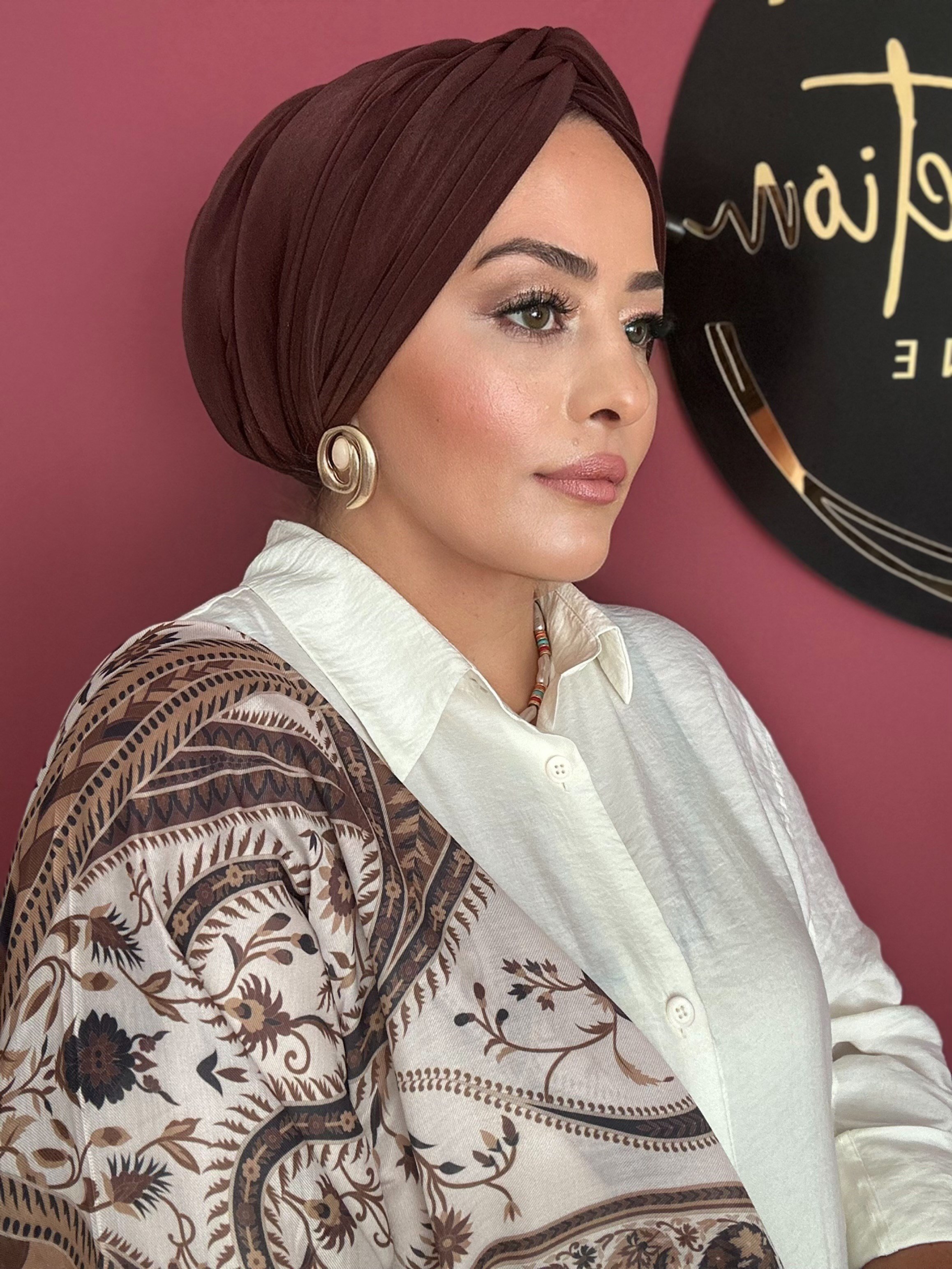 ÇİKOLATA KAHVE DÜĞÜM DOLGULU BONE 