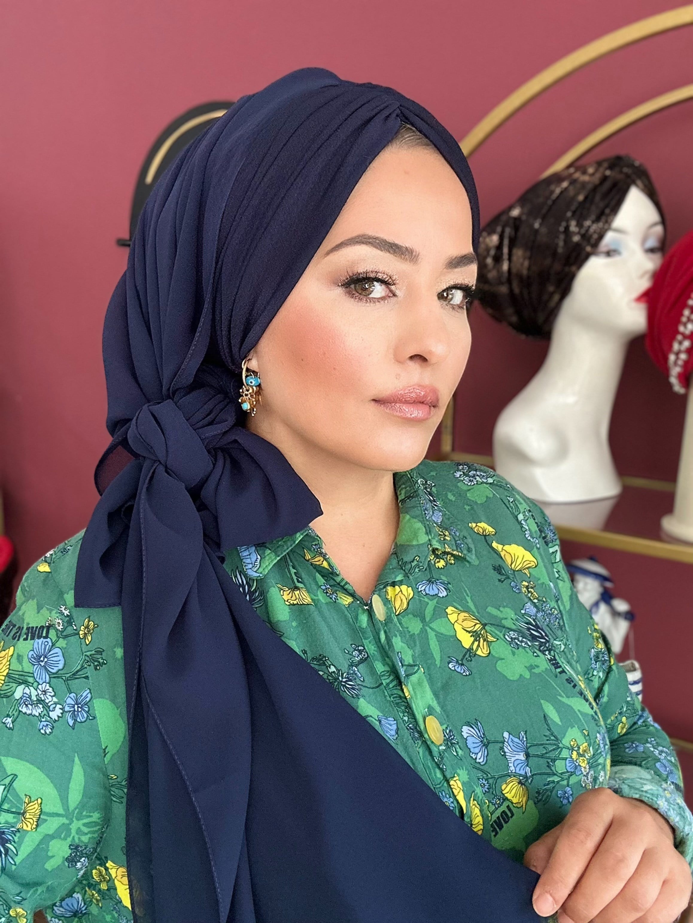 LACİVERT DRAPE MODEL DOLGULU BONEŞAL
