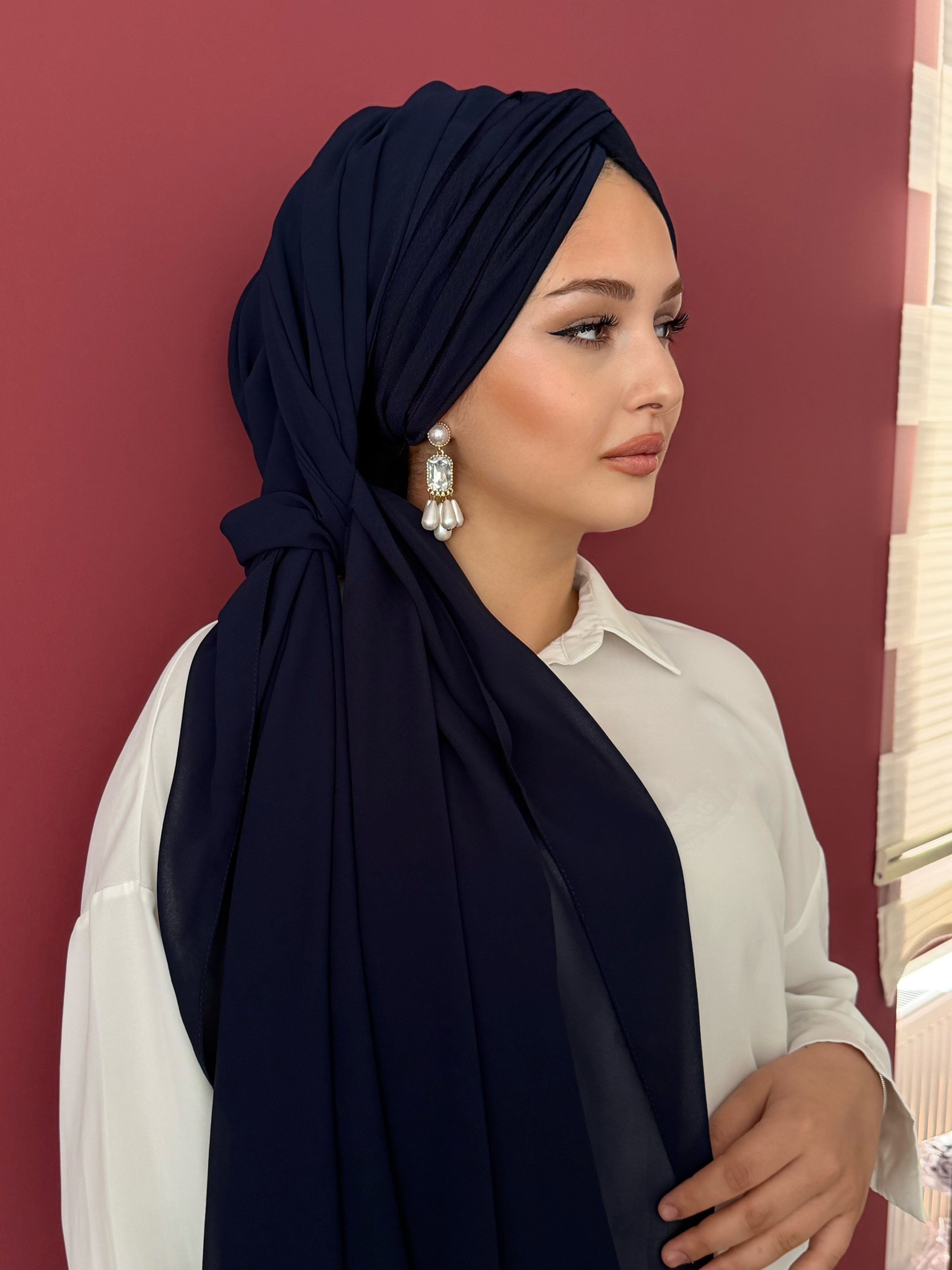LACİVERT DÜĞÜM DOLGULU BONEŞAL