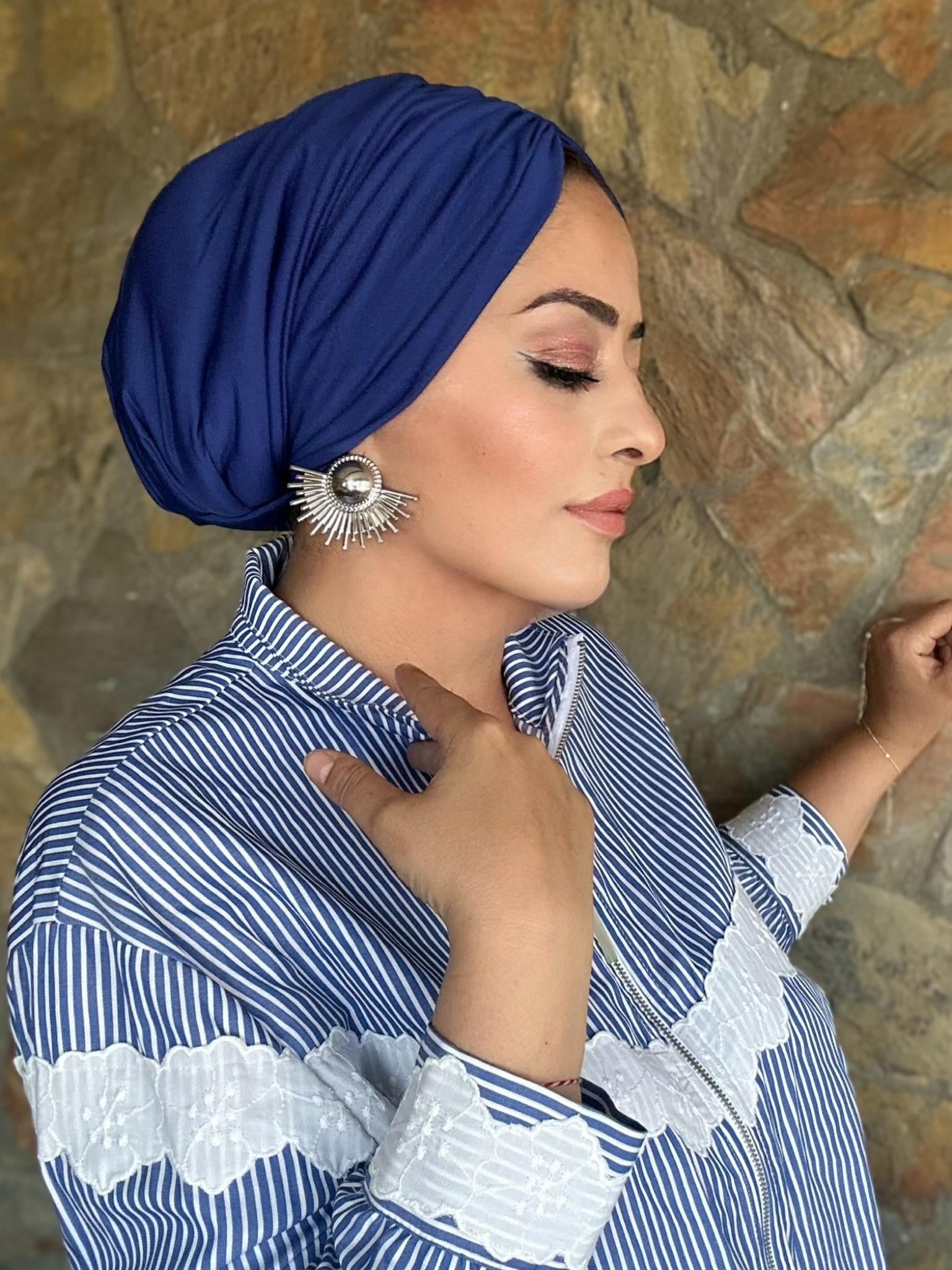 SAKS MAVİ DRAPE DOLGULU BONE
