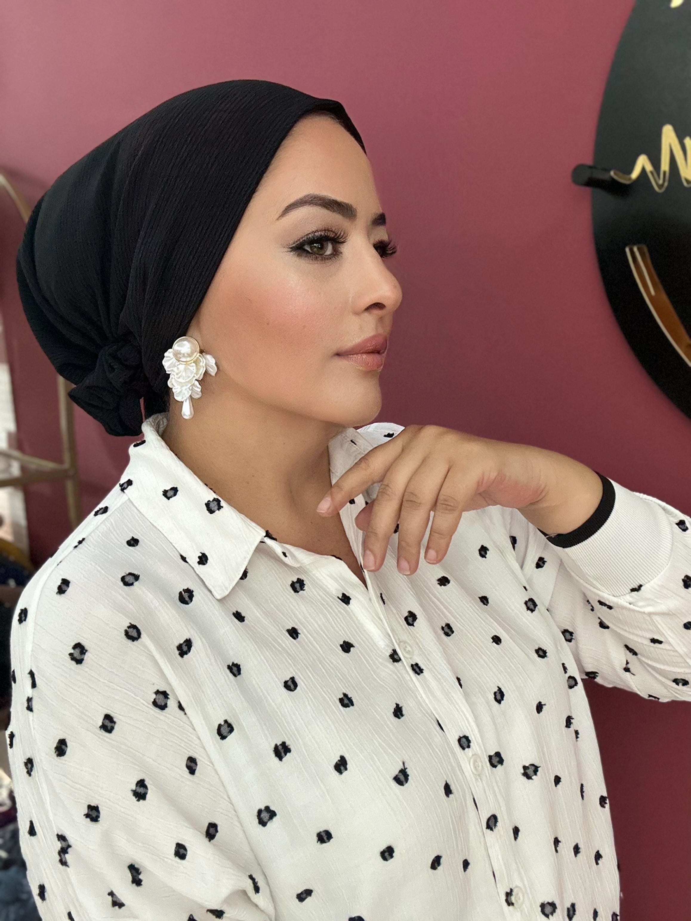 SİYAH BÜRÜMCÜK KUMAŞ DOLGUSUZ PRATİK BONE