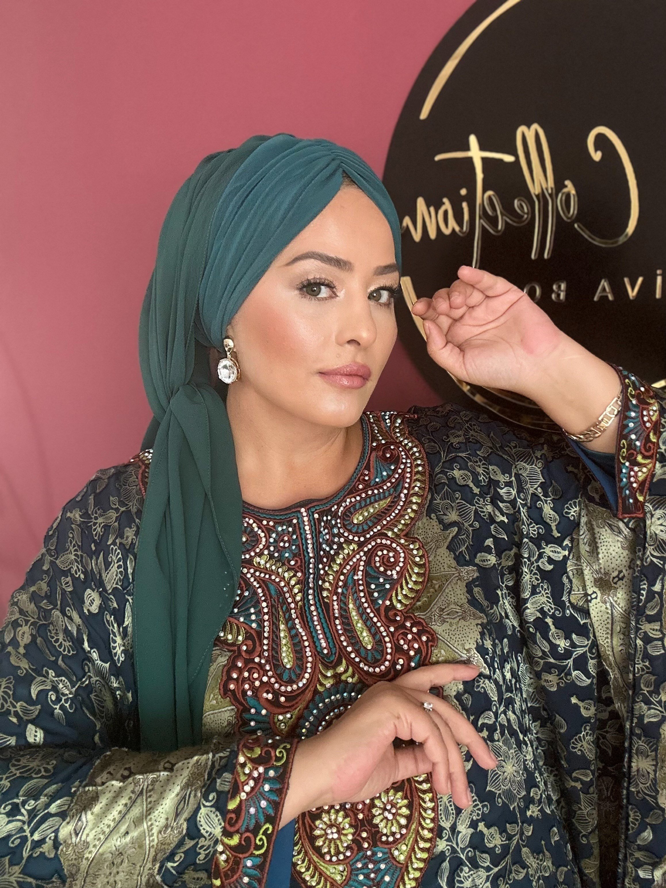 ZÜMRÜT DRAPE DOLGULU BONEŞAL 