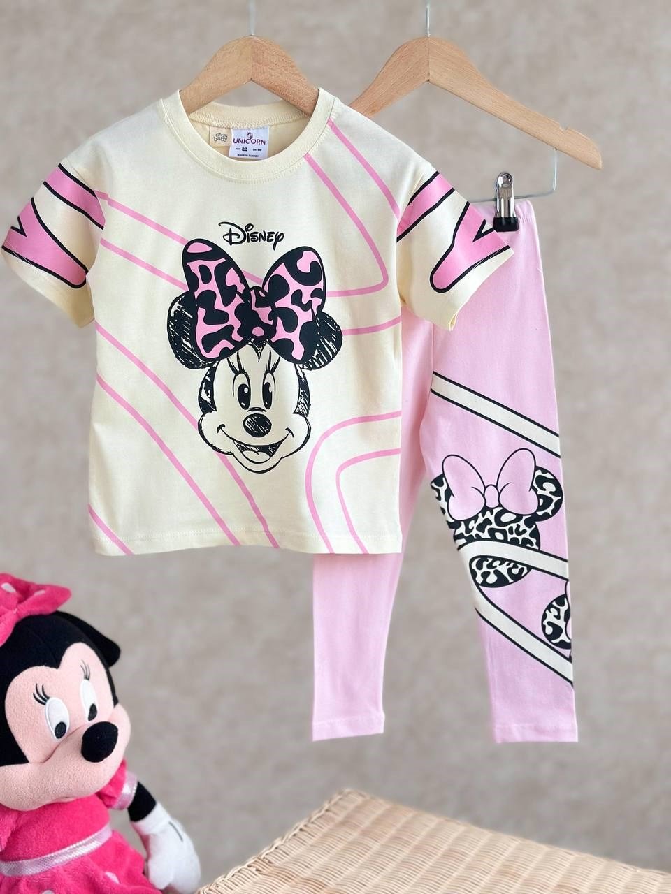 Minnie Taytlı Kız Çocuk Takım