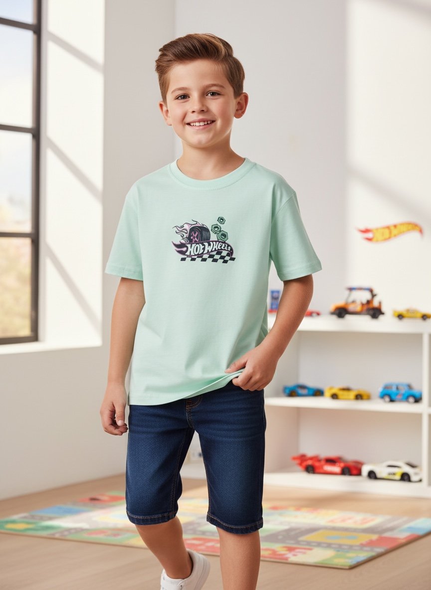 Hot Wheels Erkek Çocuk Tişört