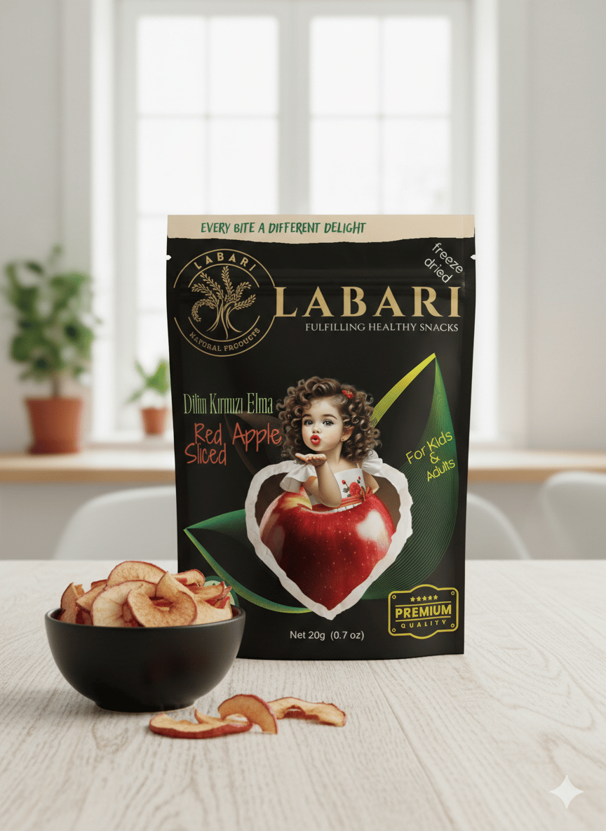 Labari Dondurularak Kurutulmuş Elma Dilimleri 20 gram