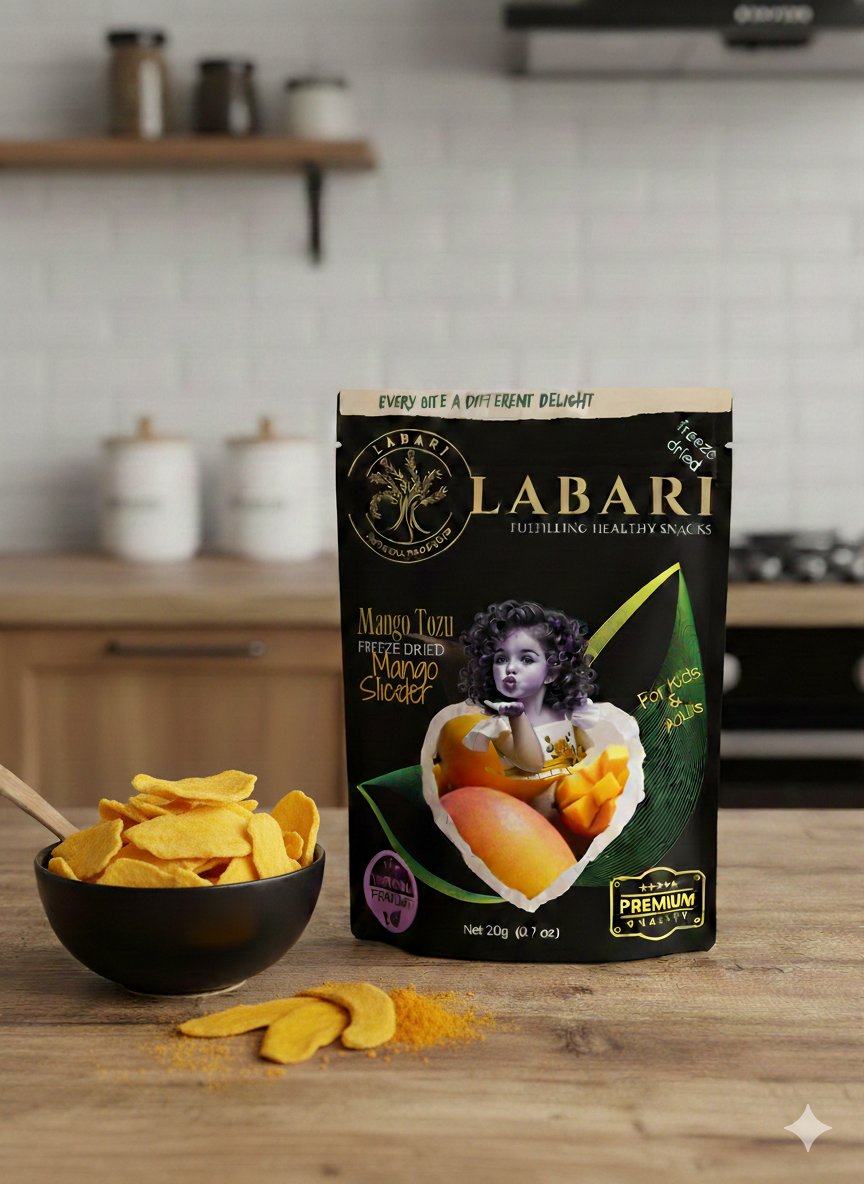 Labari Dondurularak Kurutulmuş Mango Dilimleri 20 gram