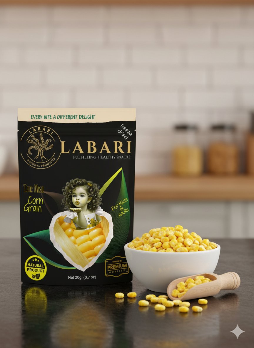 Labari Dondurularak Kurutulmuş Mısır Taneleri 20 gram