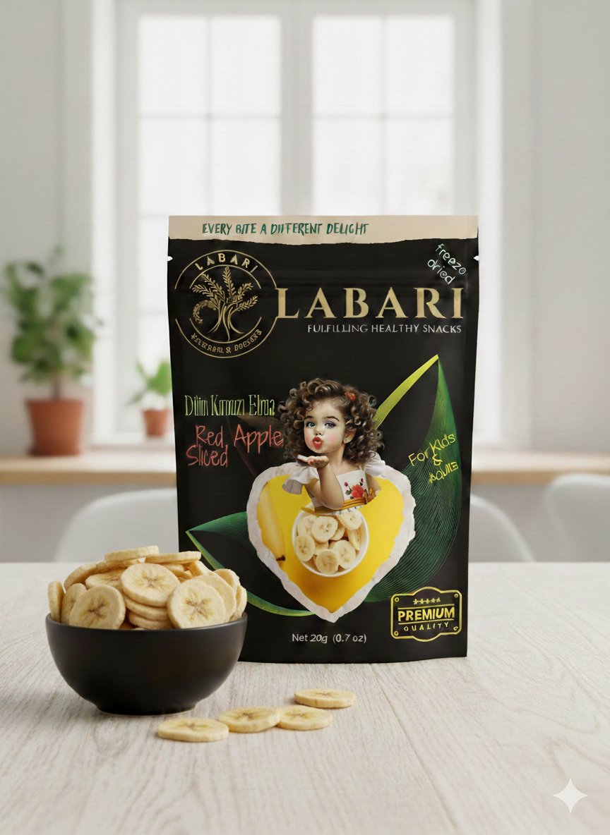 Labari Dondurularak Kurutulmuş Muz Dilimleri 20 gram
