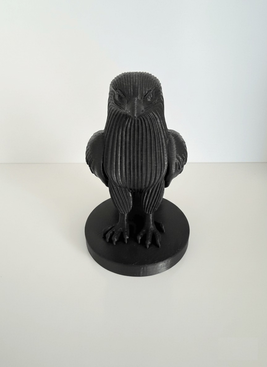 Labari Kartal Figürü 10 cm Siyah