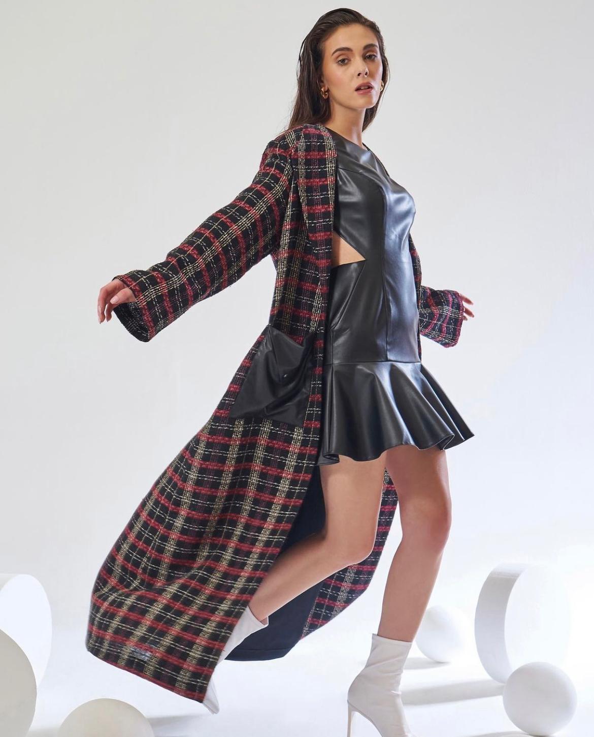 Thalia Trench Coat - Ekoseli Trençkot