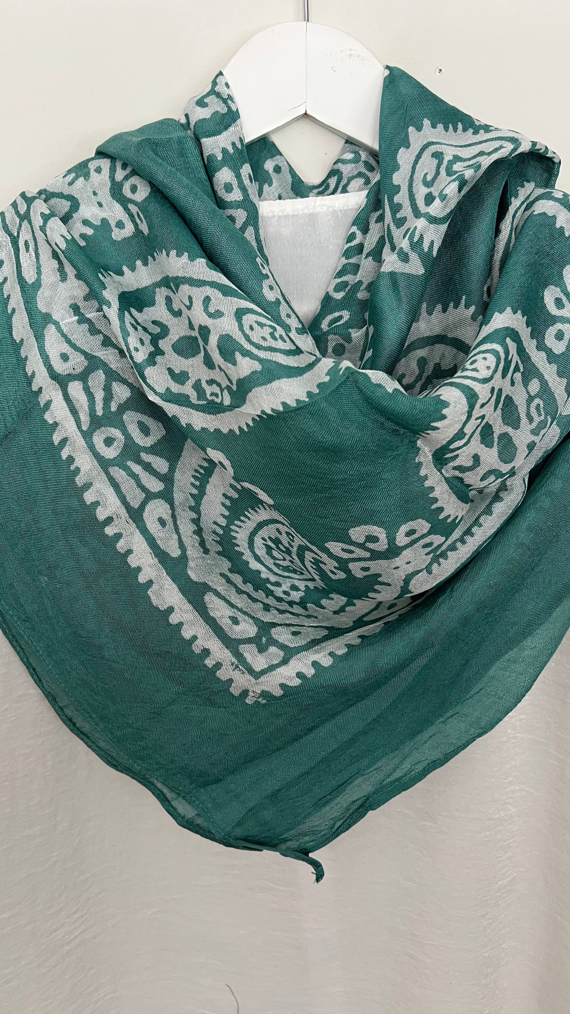 Turkuaz Kelagayi Eşarp 130x130