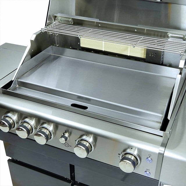 Berfmann Paslanmaz Çelik Plancha Izgara 35*40-49cm (S)
