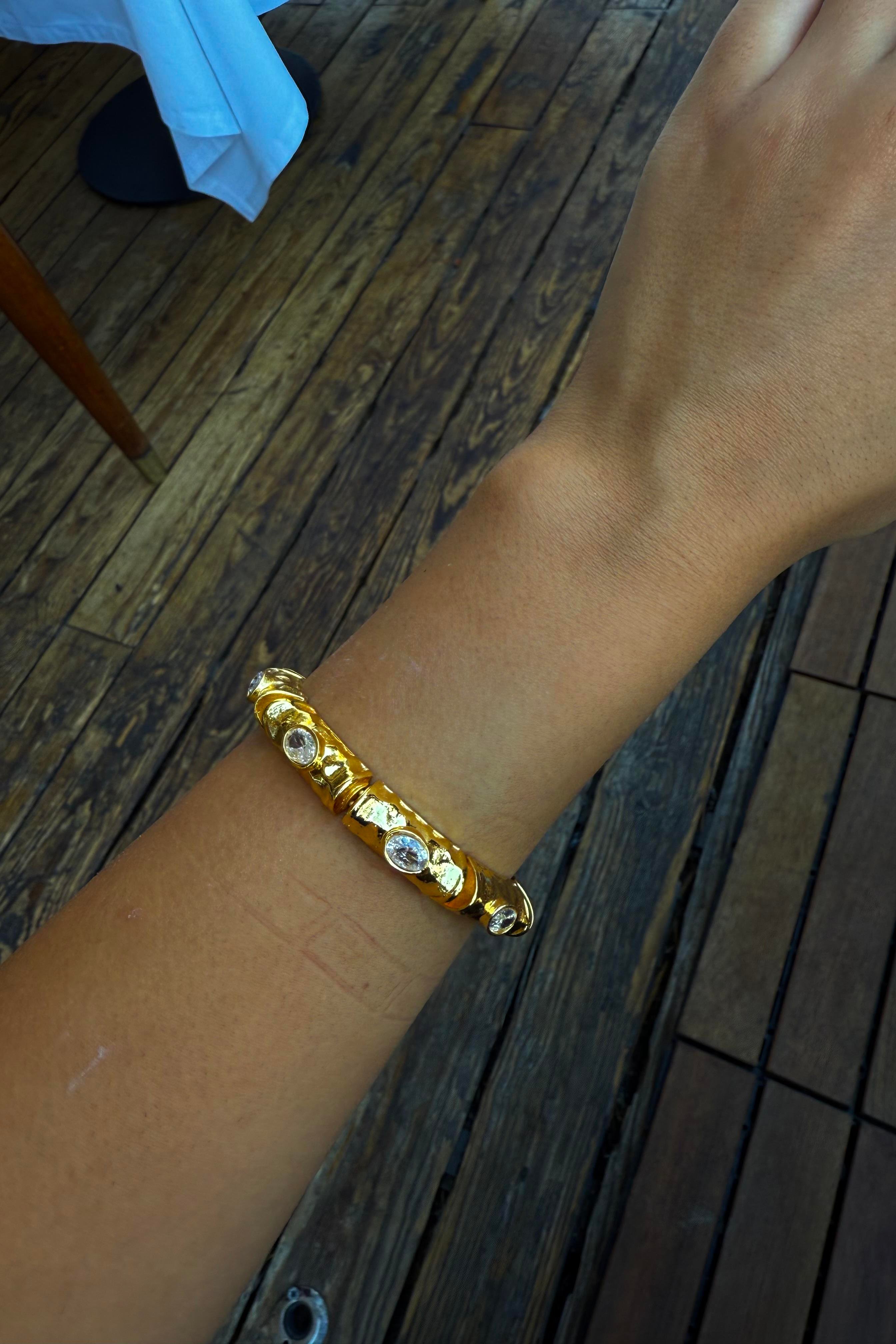 FULL TAŞLI PREMİUM GOLD BİLEKLİK