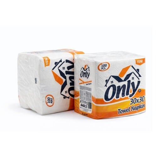  Only Evo 30x30 Cm Tombul Peçete 100'lü 24 Paket(Koli)