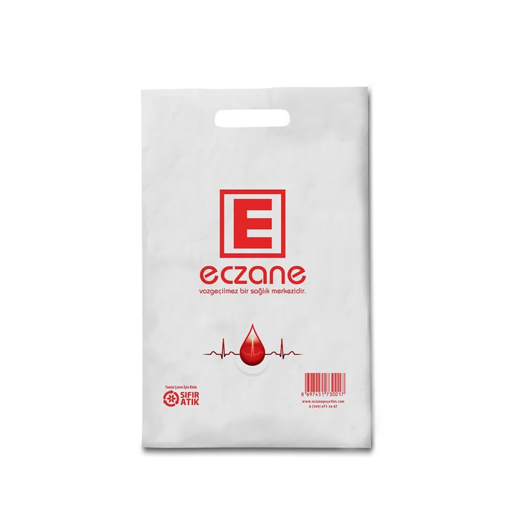 El Geçme Bio Eczane Poşeti 16x27 Cm - 5.000 Adet