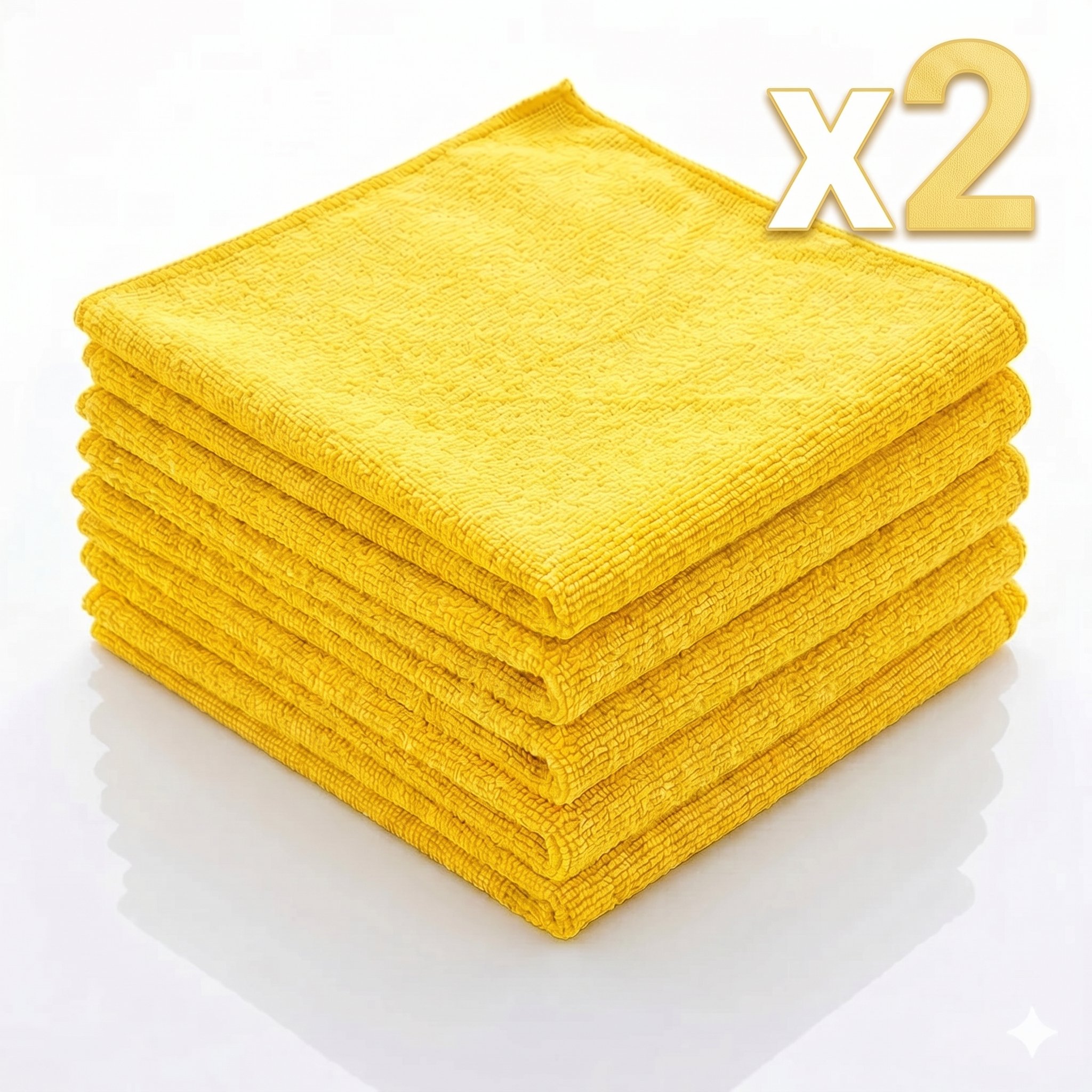 Mikrofiber Bez - 40x40 32 Gr Sarı 10'lu (Adet fiyatı 40,24)
