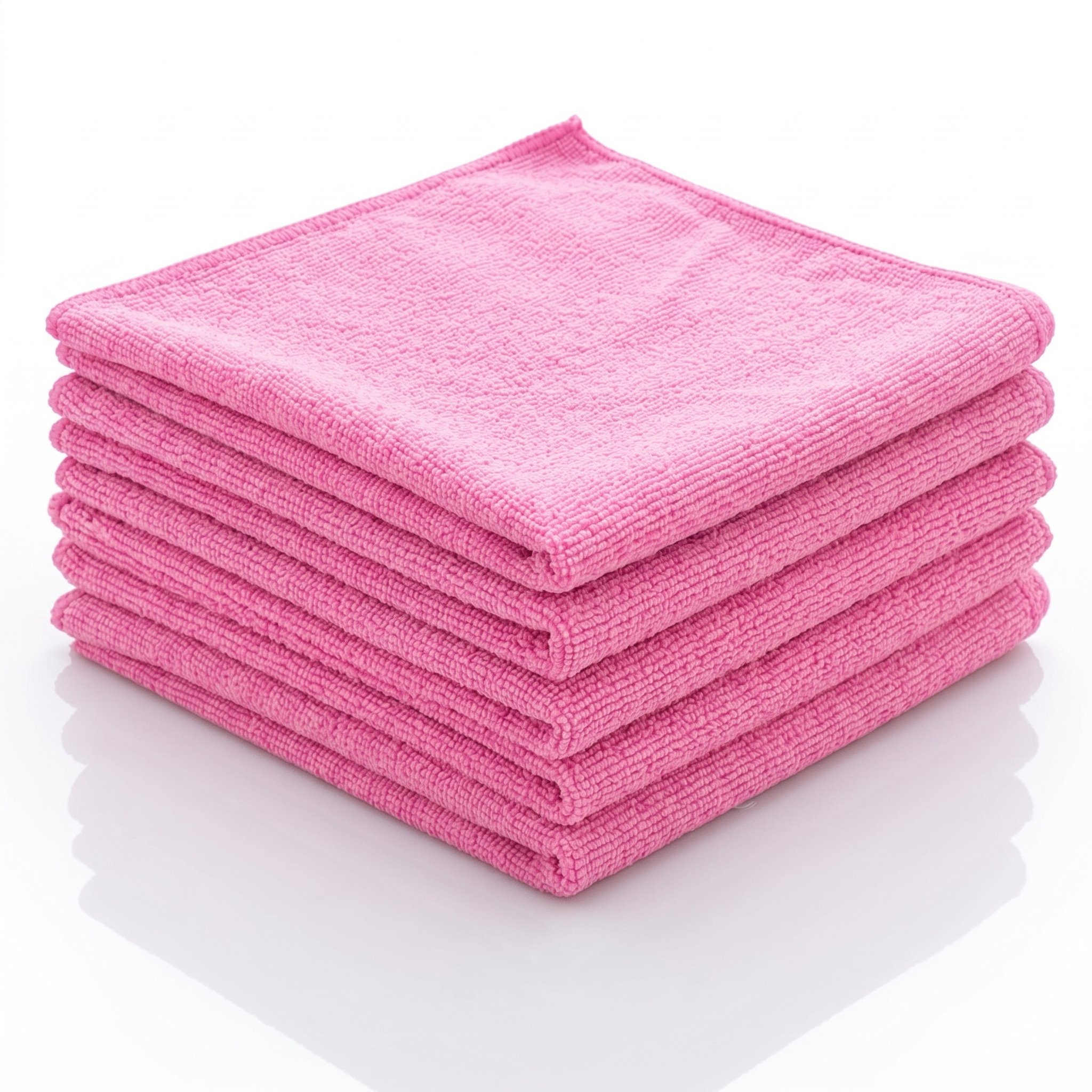 Mikrofiber Bez - 40x40 40 Gr Pembe 5'li