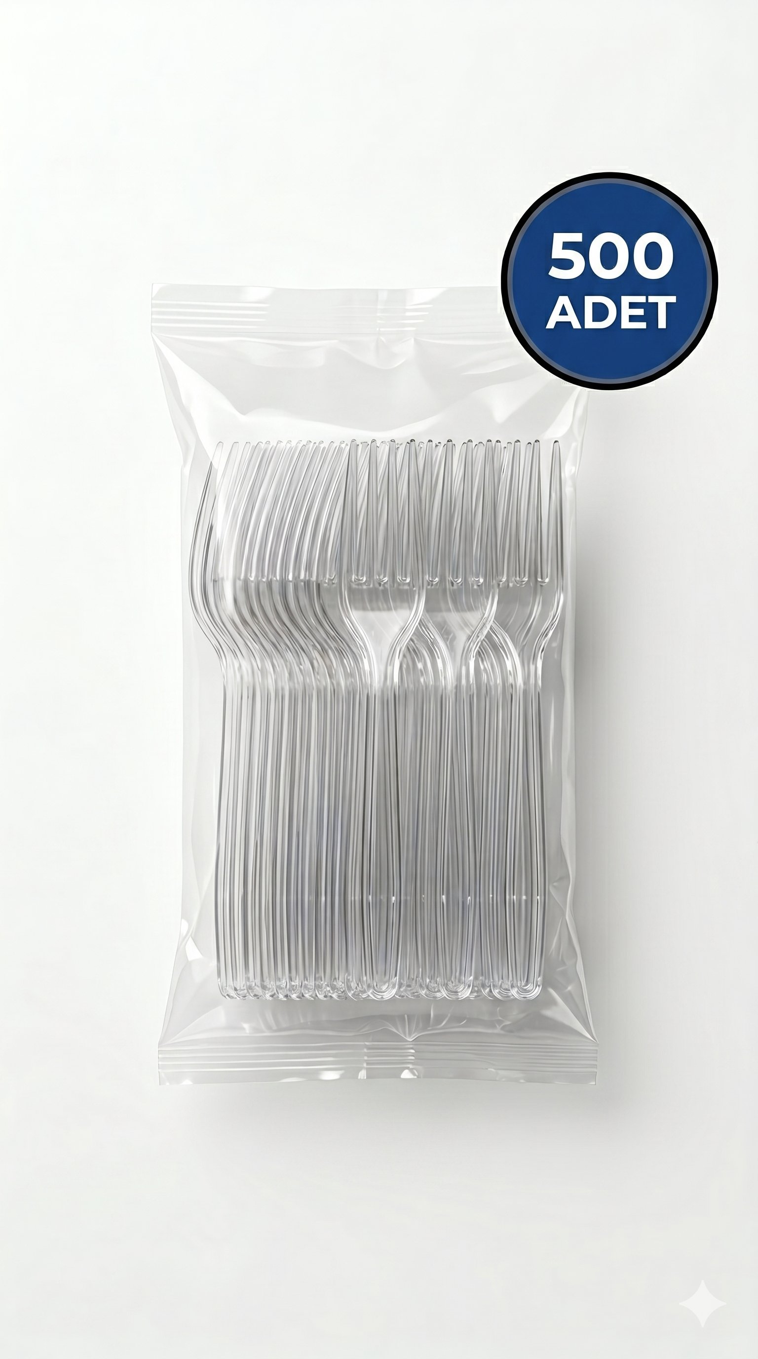 Plastik Çatal 500 Adet