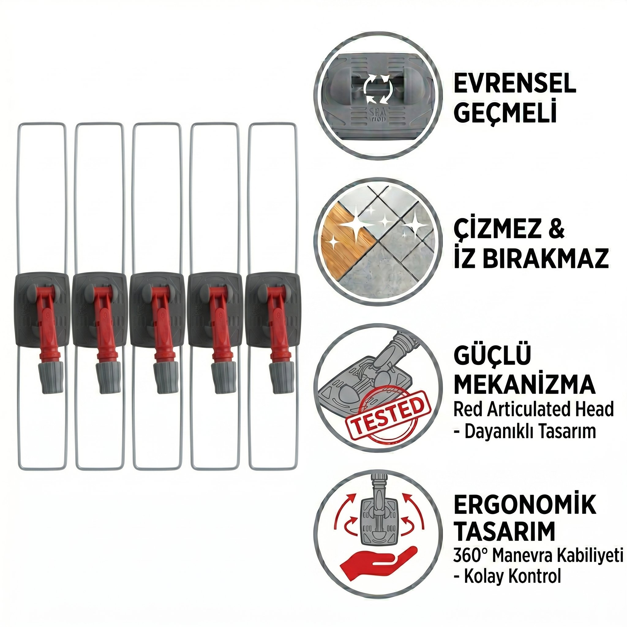 Tel Aparat - 50 Cm 5'li