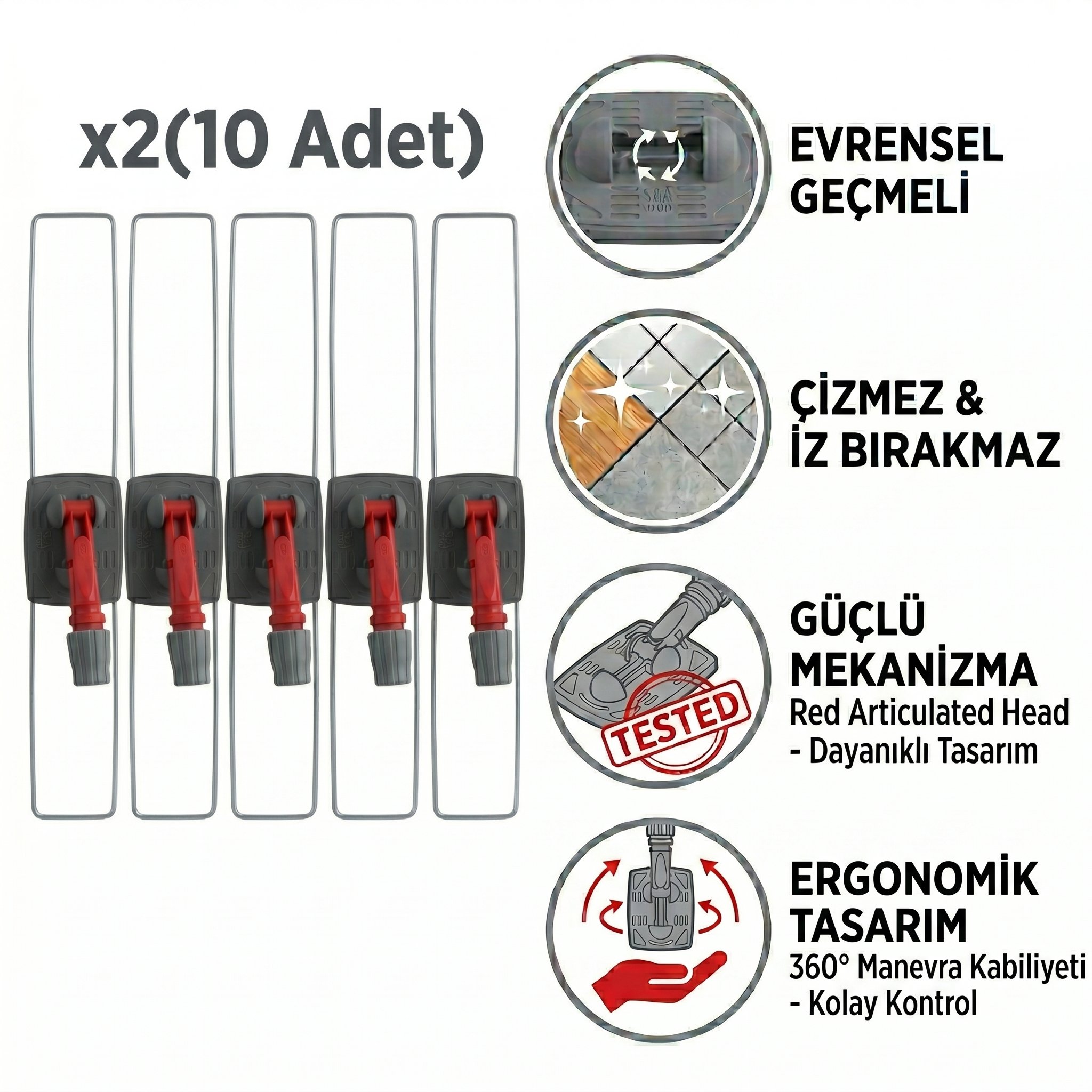 Tel Aparat - 60 Cm 10'lu