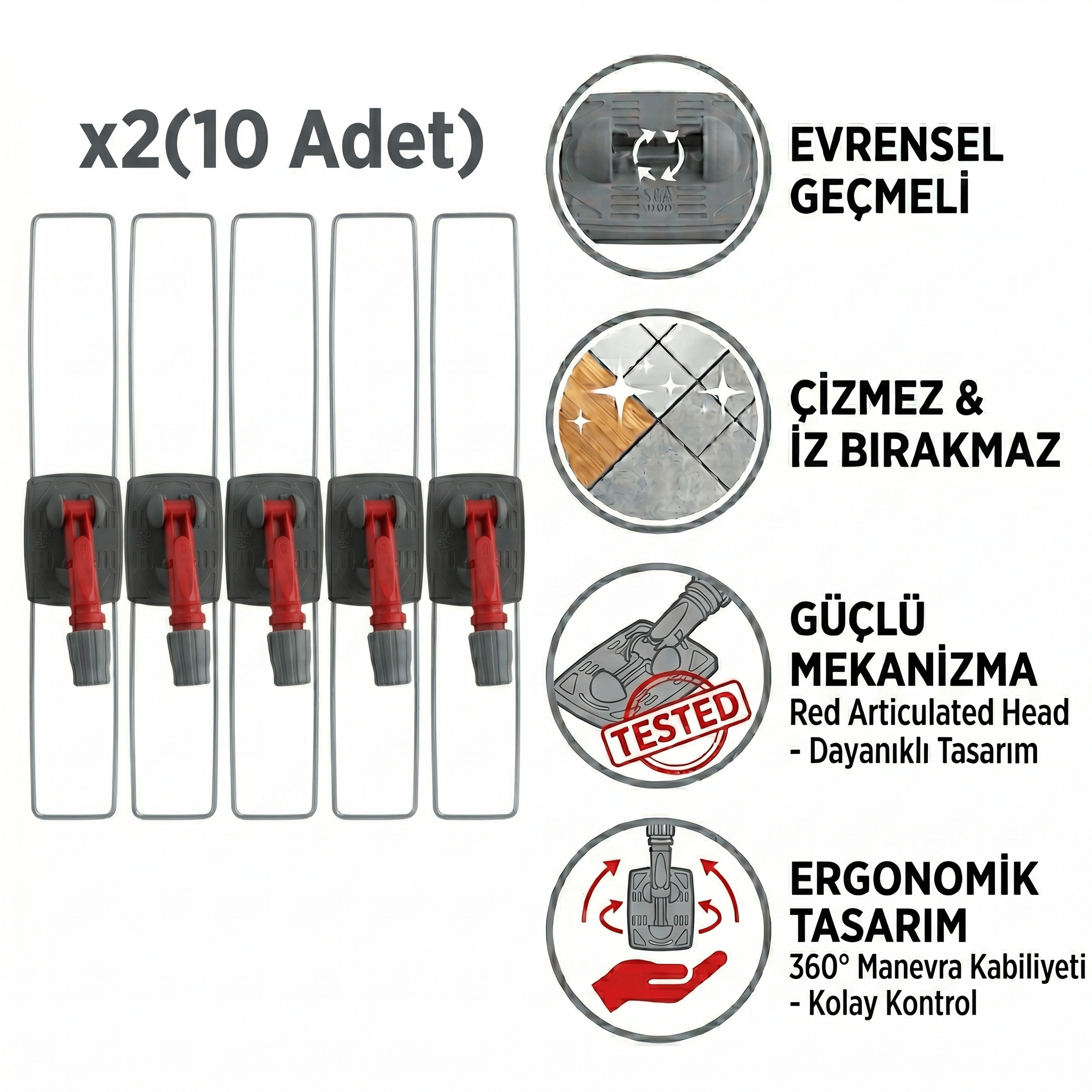 Tel Aparat - 80 Cm 10'lu