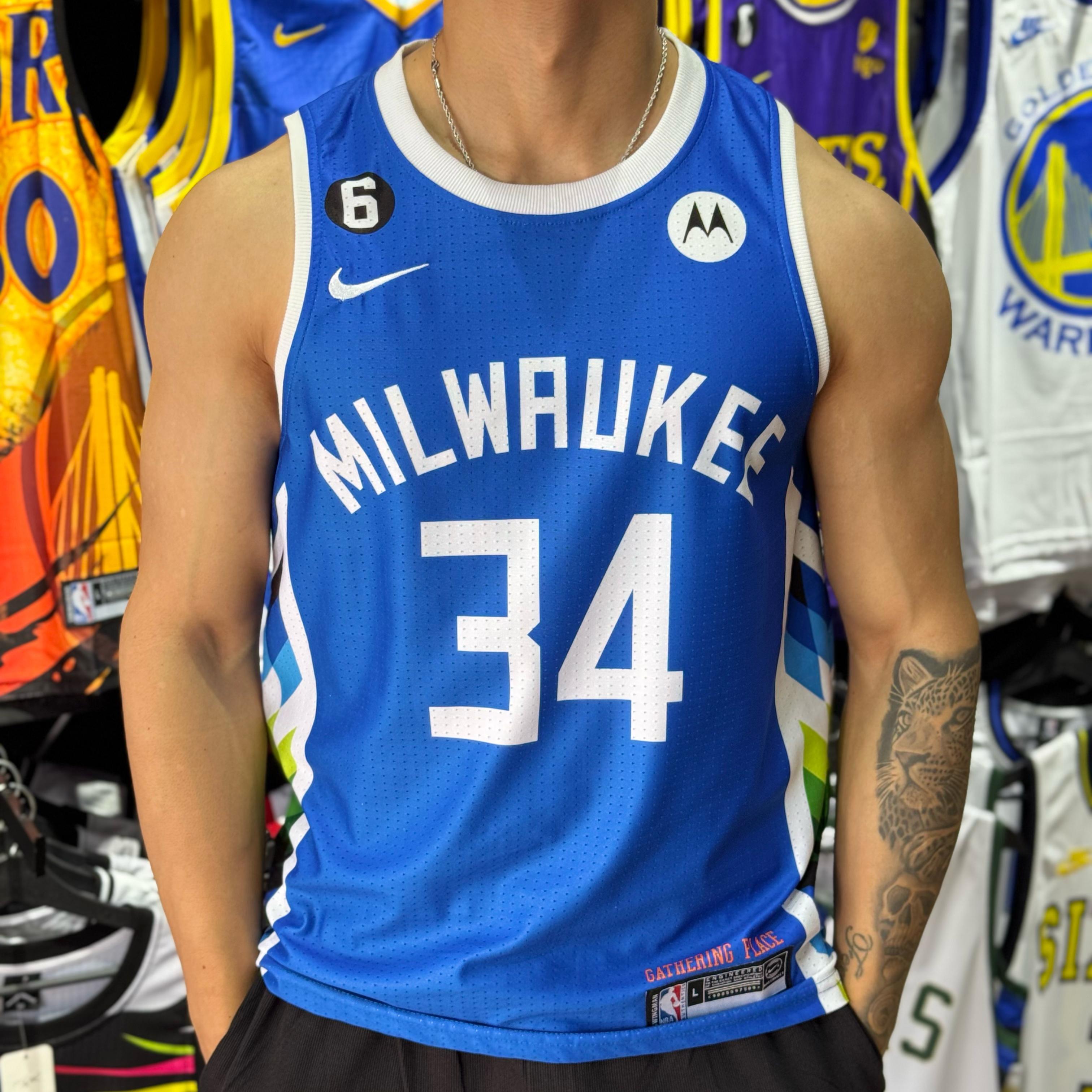 Kıbrıs Formalar Milwaukee Bucks Mavi Forma