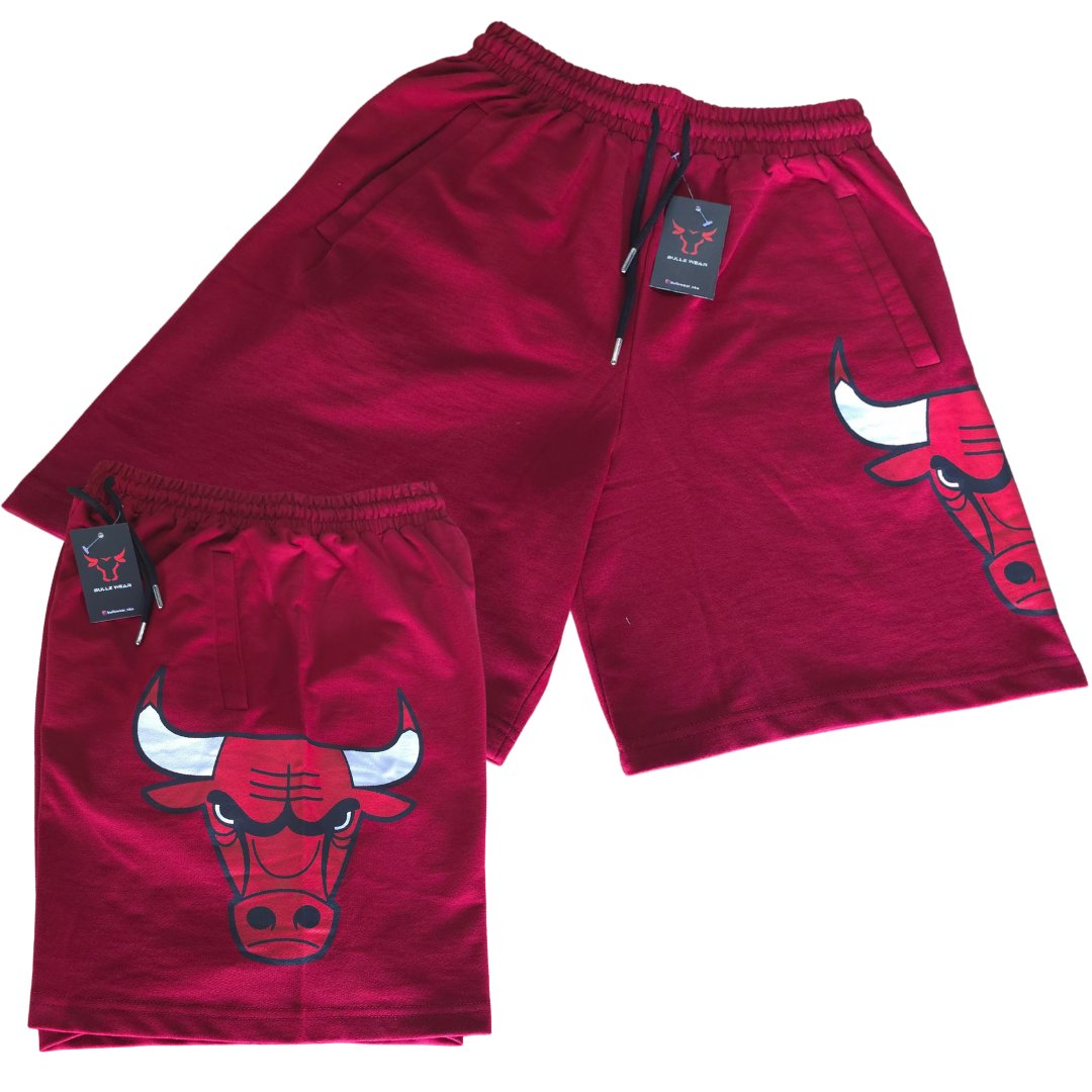 Kıbrıs Şortlar C.Bulls Penye Cotton Şort Kırmızı