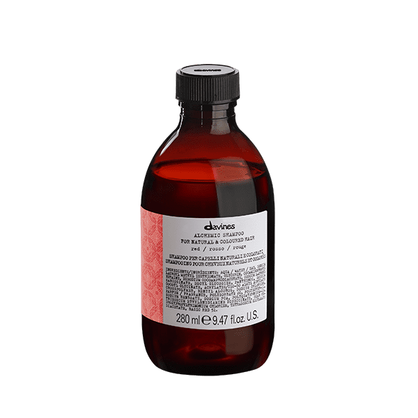 Davines Alchemic Red Şampuan 280ml – Kızıl Saçlar İçin Renk Koruyucu Pigmentli Şampuan