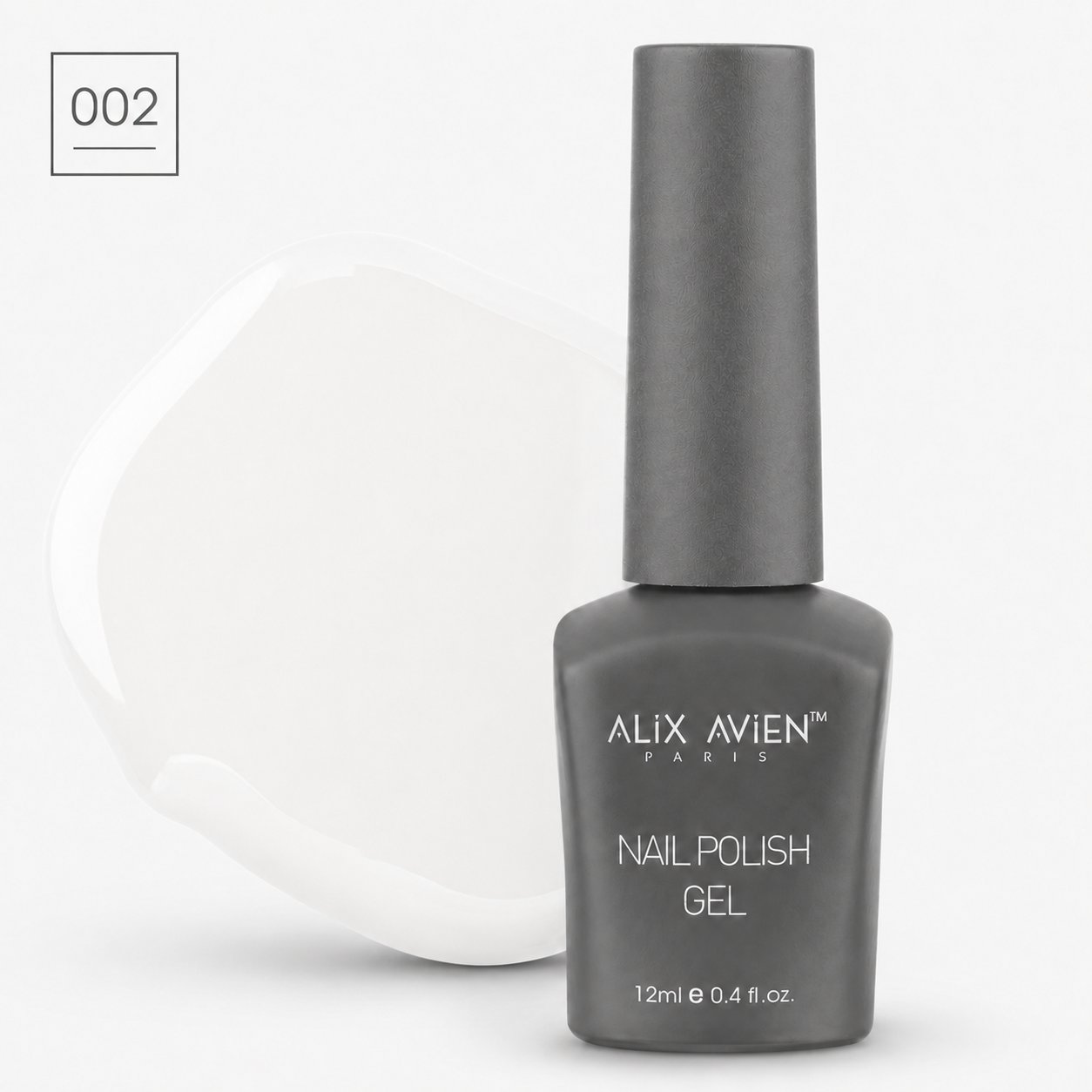 Klasik SeriAlix AvienAlix Avien Kalıcı Oje 12ml. 002 Beyaz