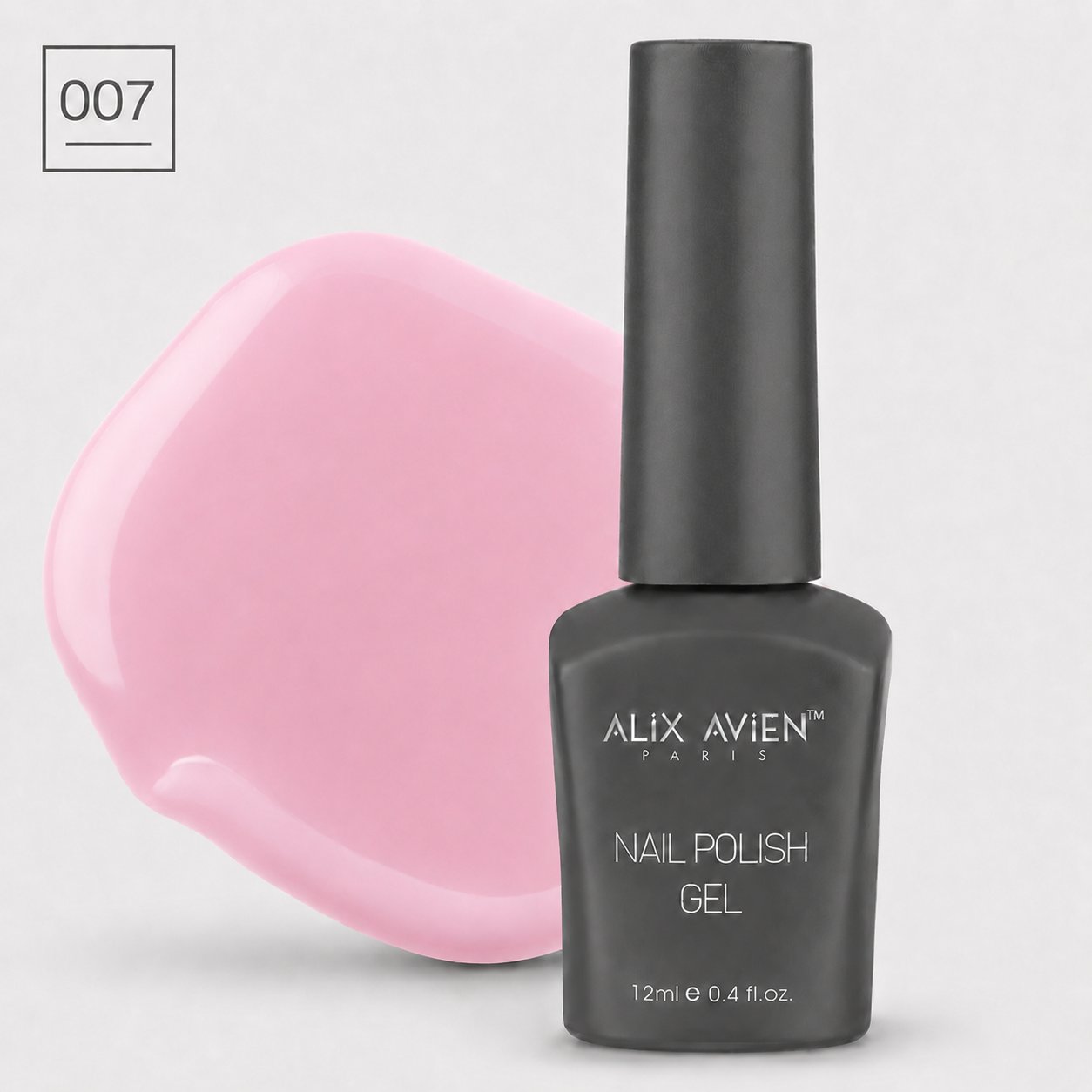 Klasik SeriAlix AvienAlix Avien Kalıcı Oje 12ml. 007 Şeker Pembe