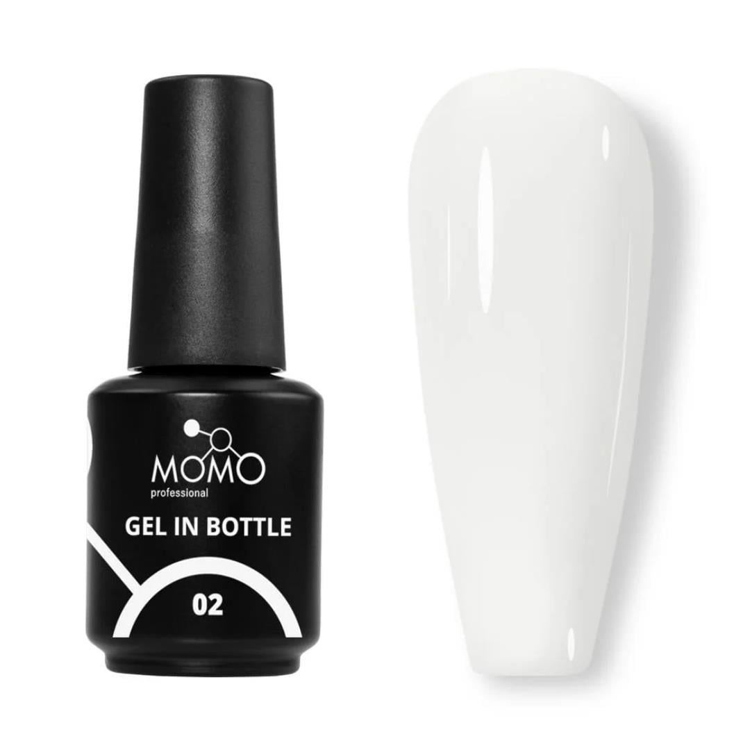 Momo Gel In Bottle 18ml. GB02 Süt Beyazı