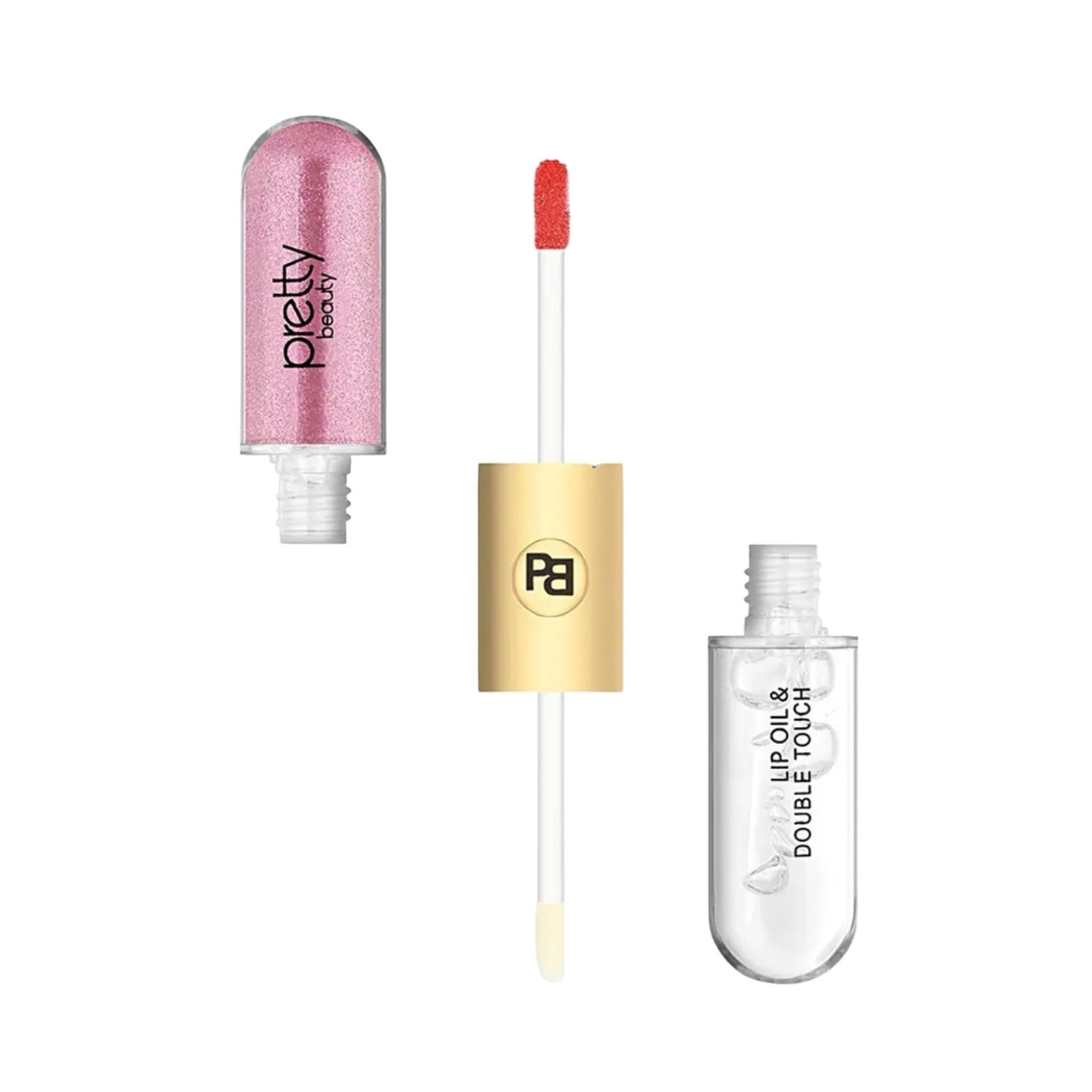 Parlatıcı - Lip GlossPretty BeautyPretty Beauty Lip Oil & Double Touch 03 PB-408C