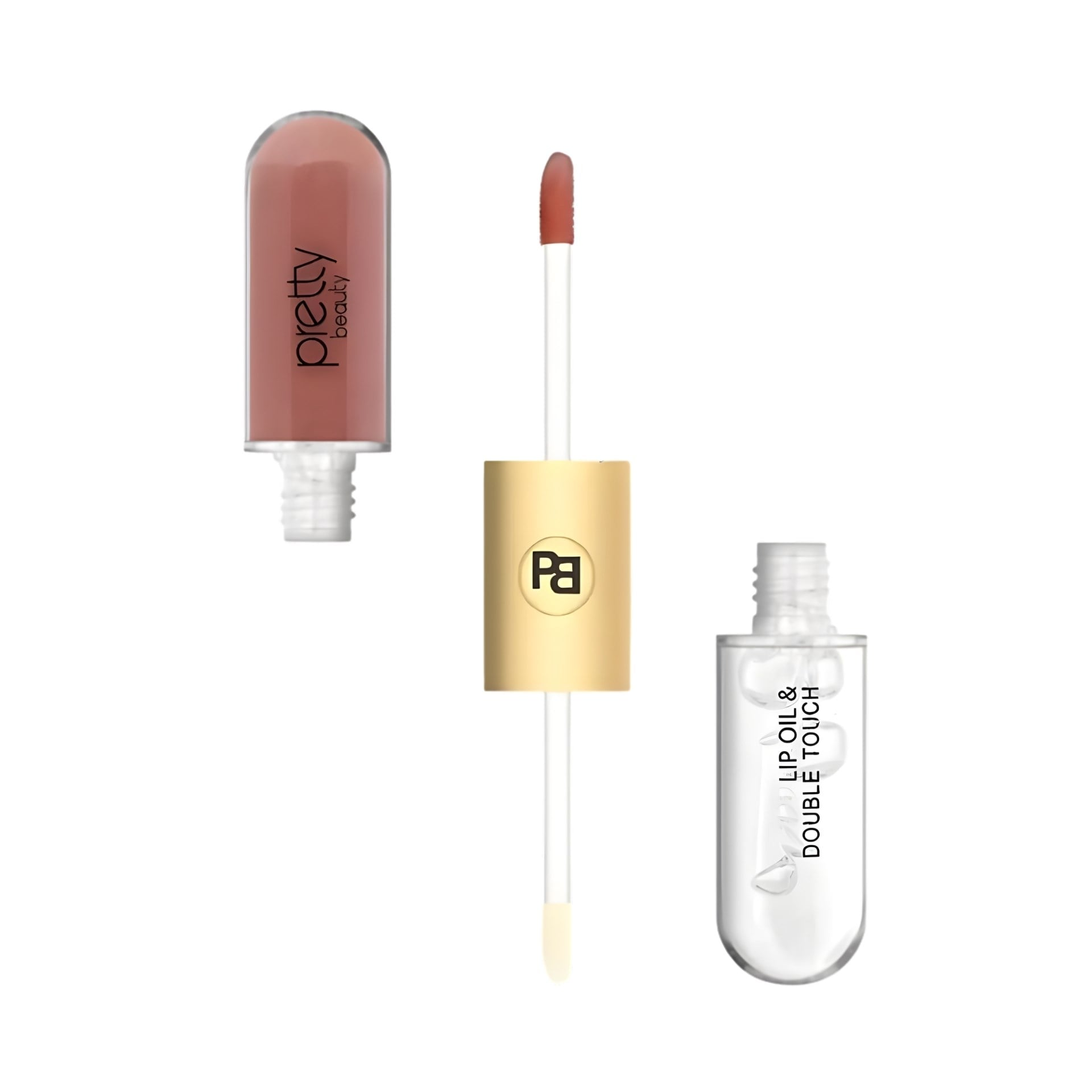 Parlatıcı - Lip GlossPretty BeautyPretty Beauty Lip Oil & Double Touch 01 PB-408A