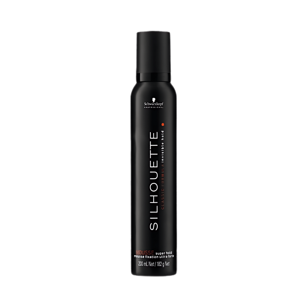 Silhouette Saç Köpüğü 200ml siyah, uzun süreli tutuş ve maksimum hacim sağlayan saç şekillendirici köpük