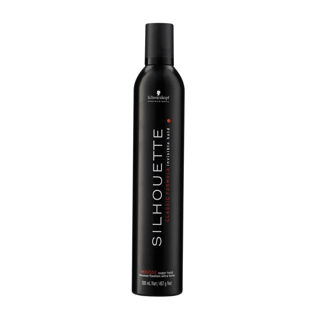 Silhouette Saç Köpüğü 500ml siyah saçlar için güçlü tutuş ve maksimum hacim sağlayan köpük