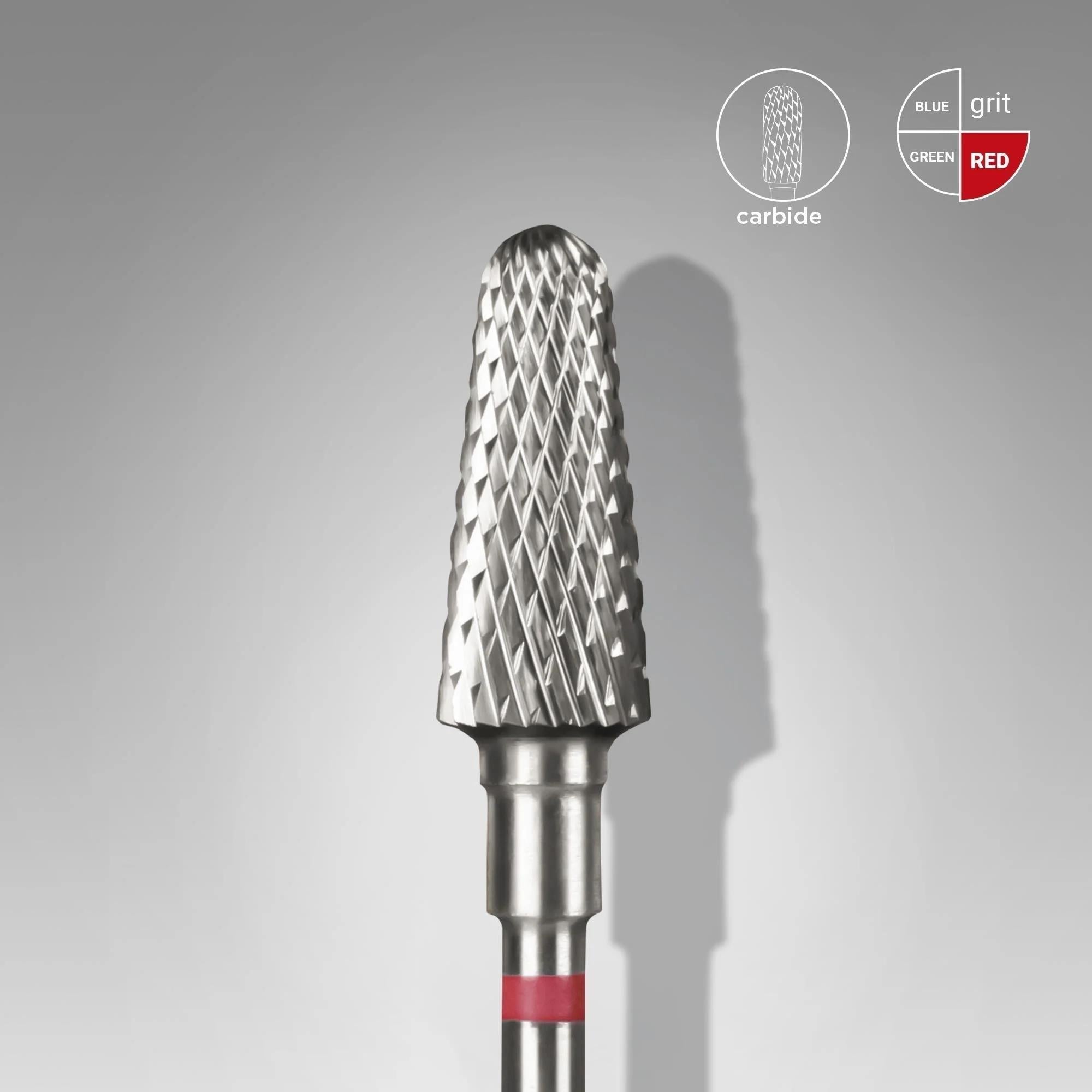 Staleks Pro Çelik Kesik Koni Freze Kırmızı FT70R060/14