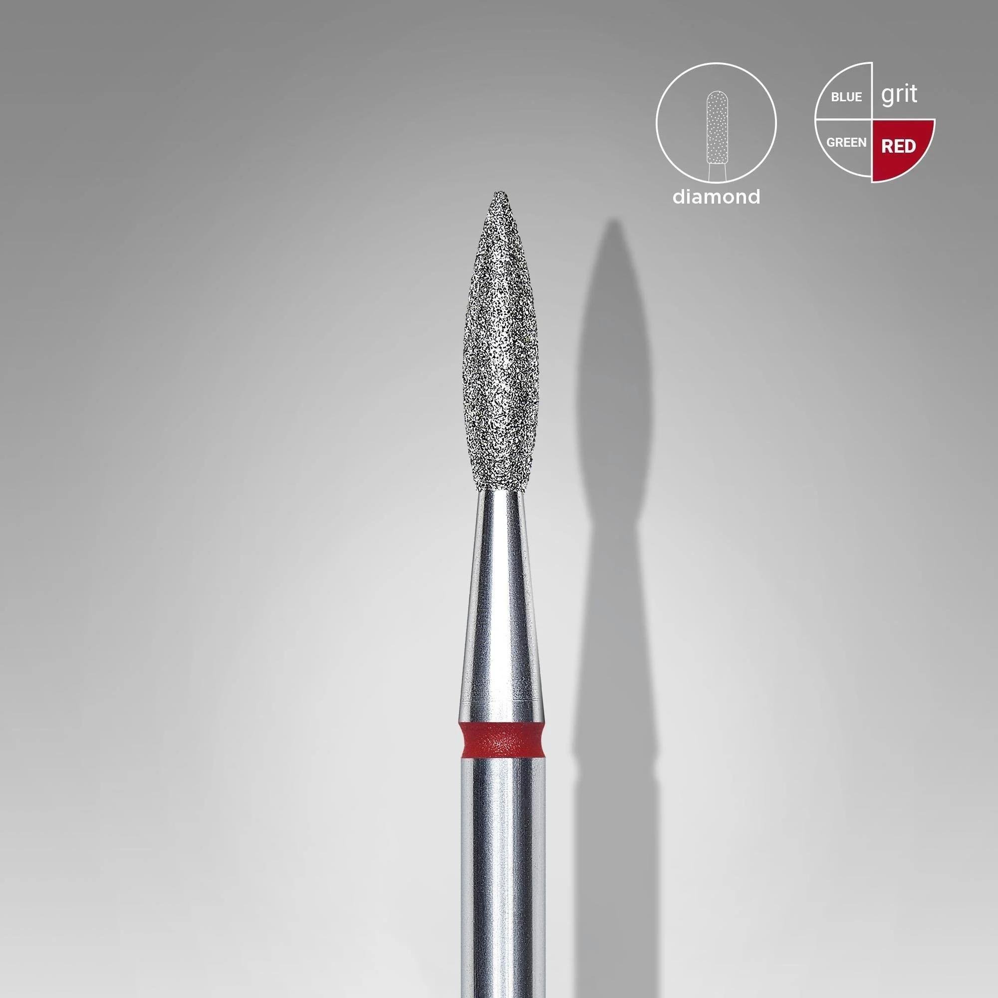 Staleks Pro Elmas Silindir Alev Freze Kırmızı FA11R021/8