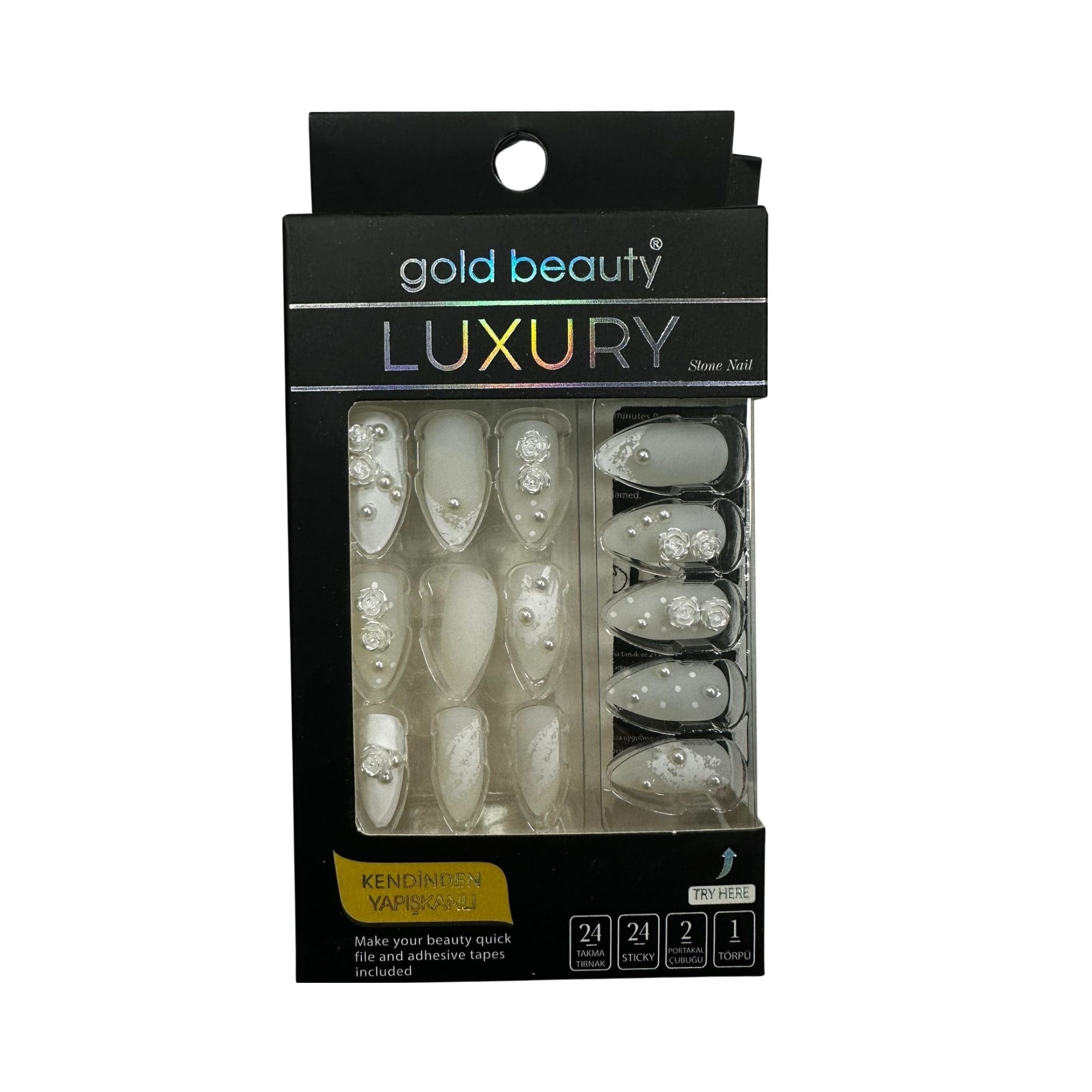 Takma TırnakGold BeautyGold Beauty Takma Tırnak EP-1525-28