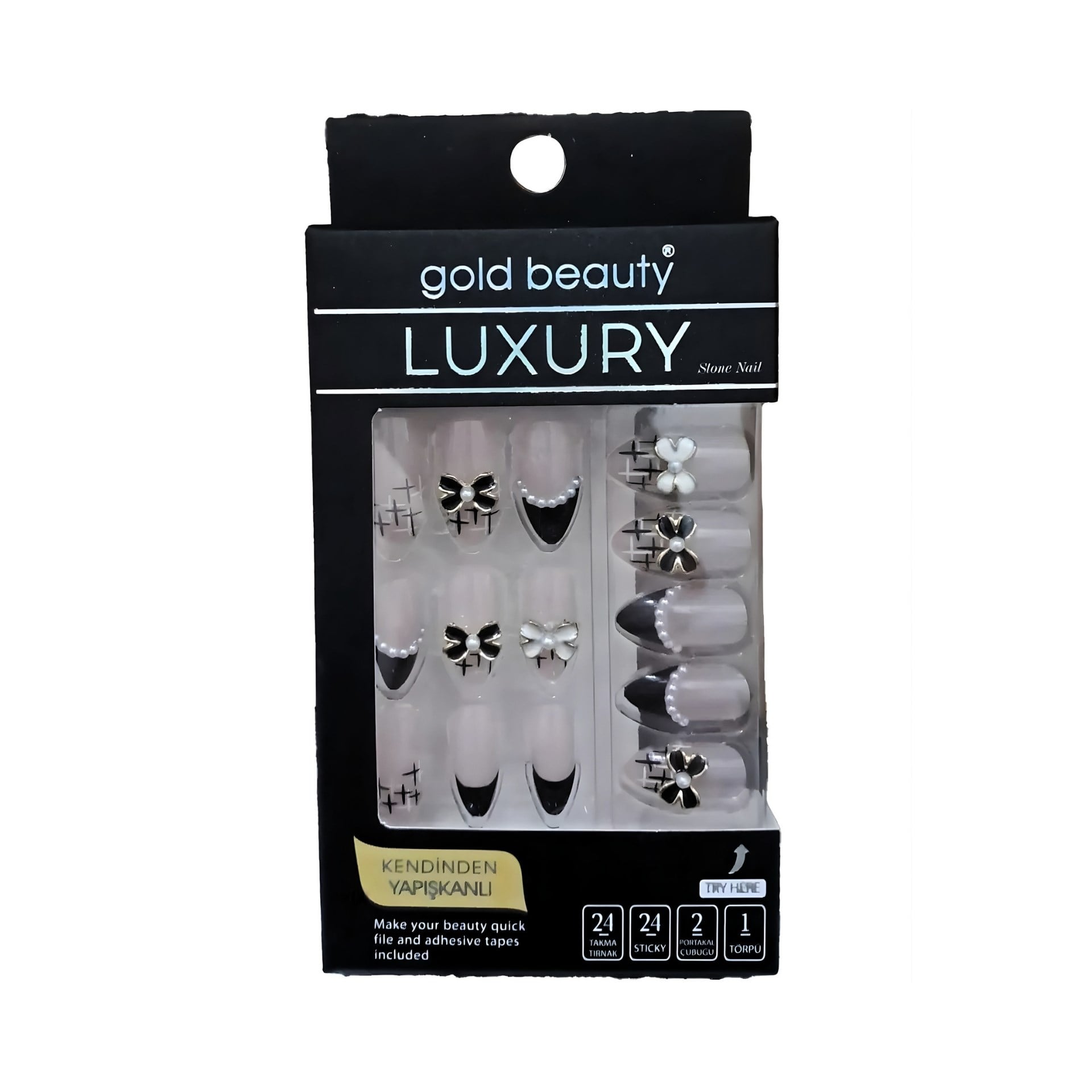 Takma TırnakGold BeautyGold Beauty Takma Tırnak EP-1525-10