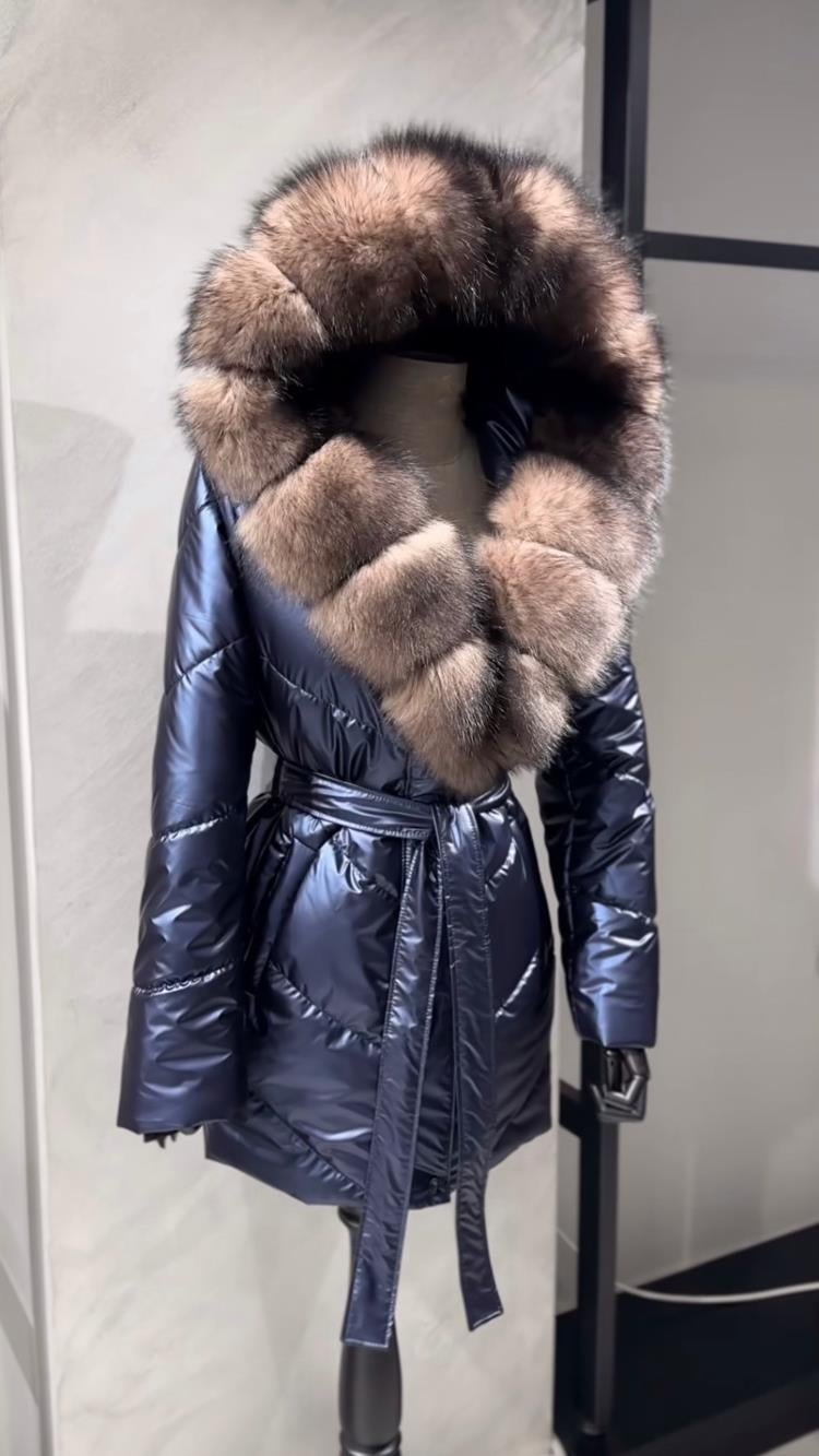 Gloss Puffer Kürk Mont